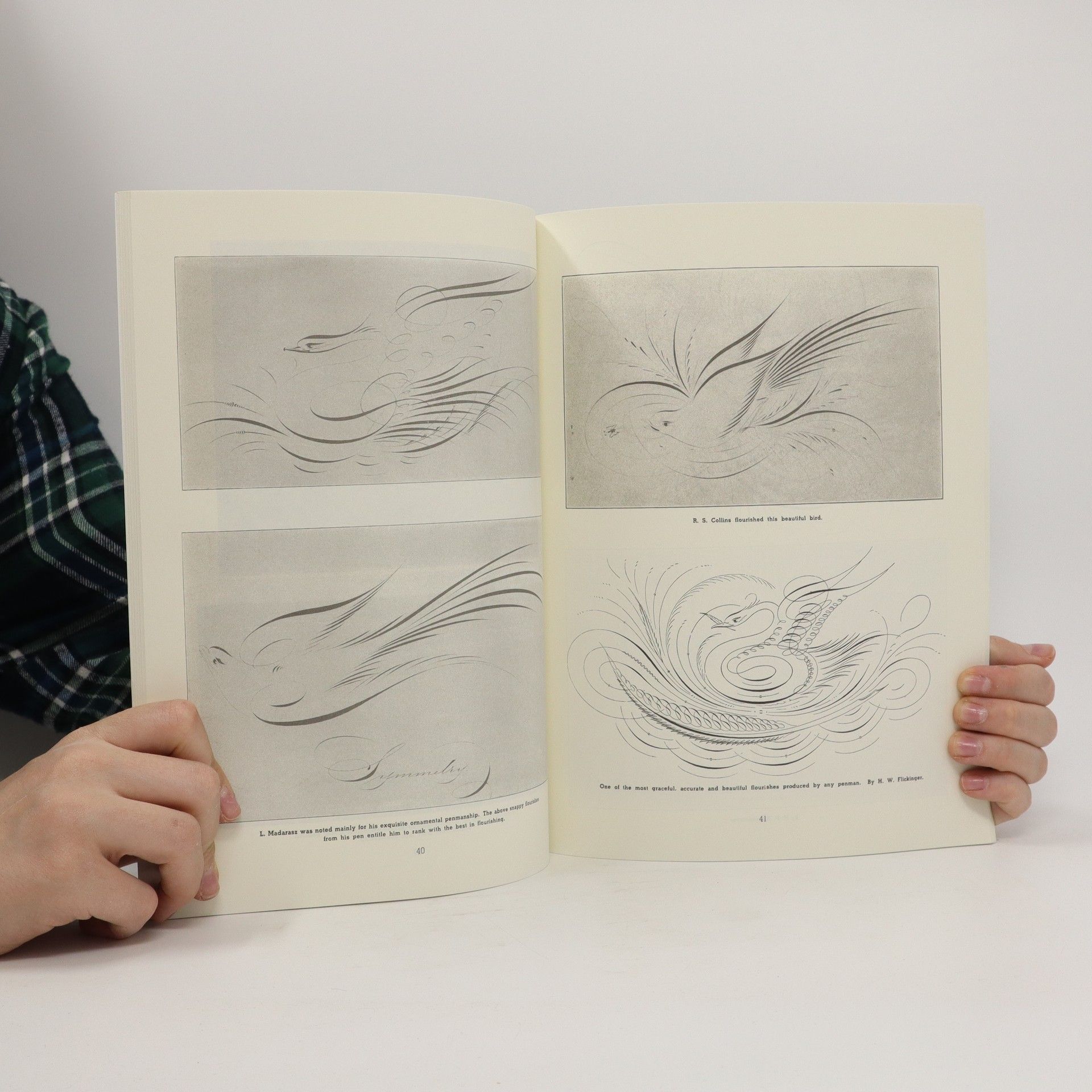 E. A. Lupfer Ornate Pictorial Calligraphy