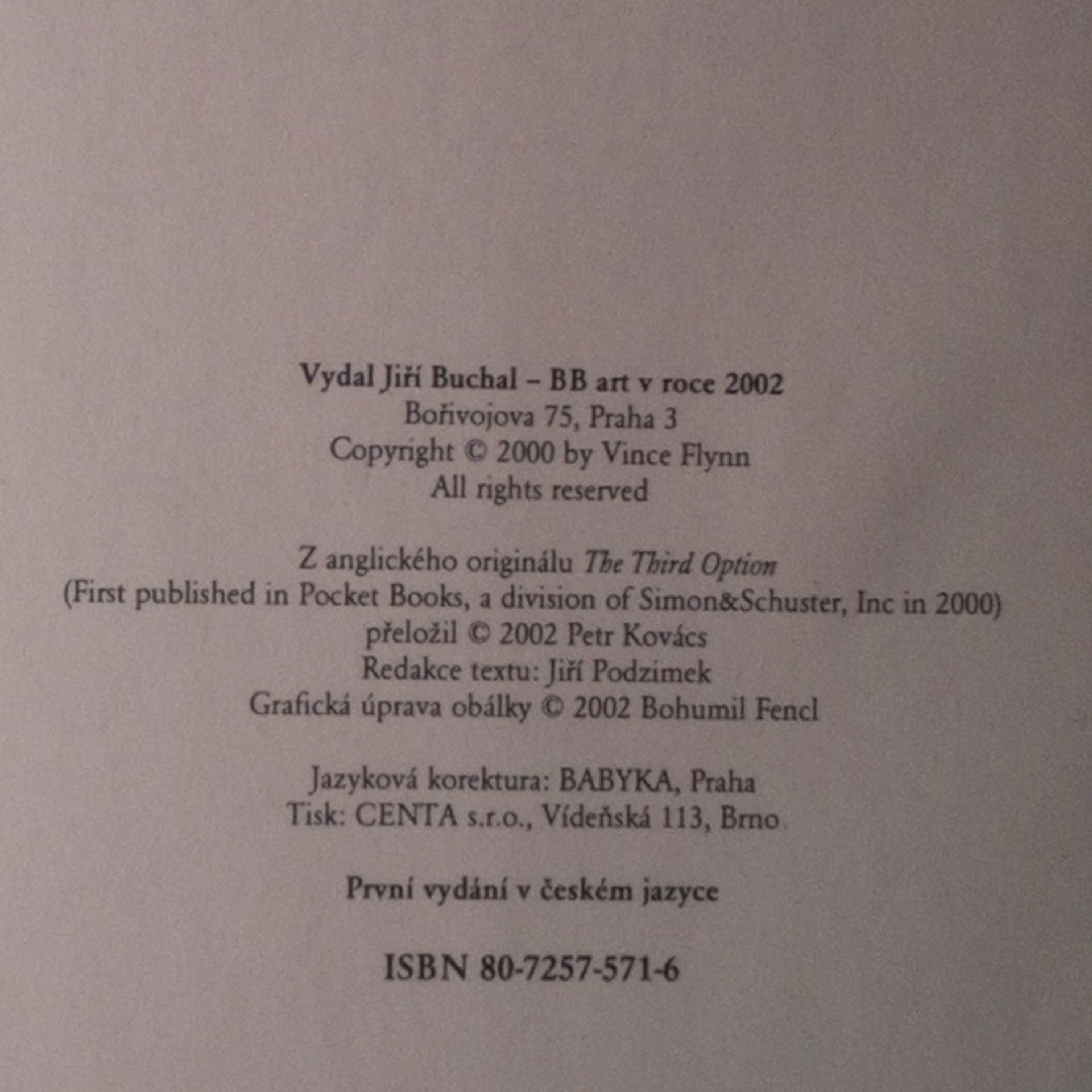 Vince Flynn Třetí volba