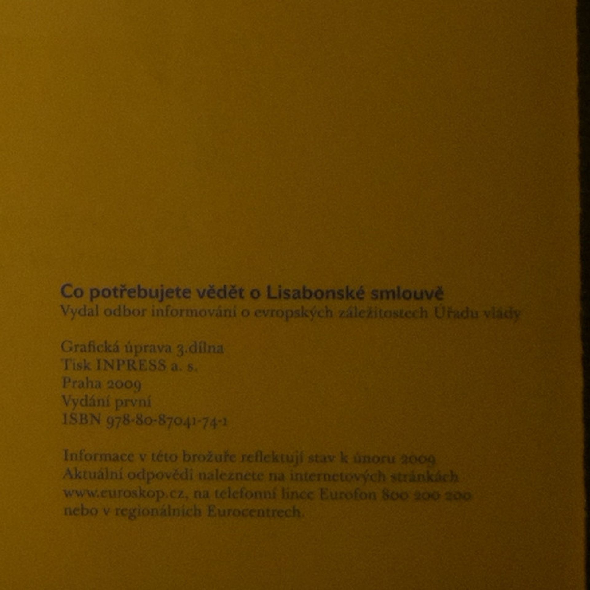 Kolektiv autorů Co potřebujete vědět o Lisabonské smlouvě