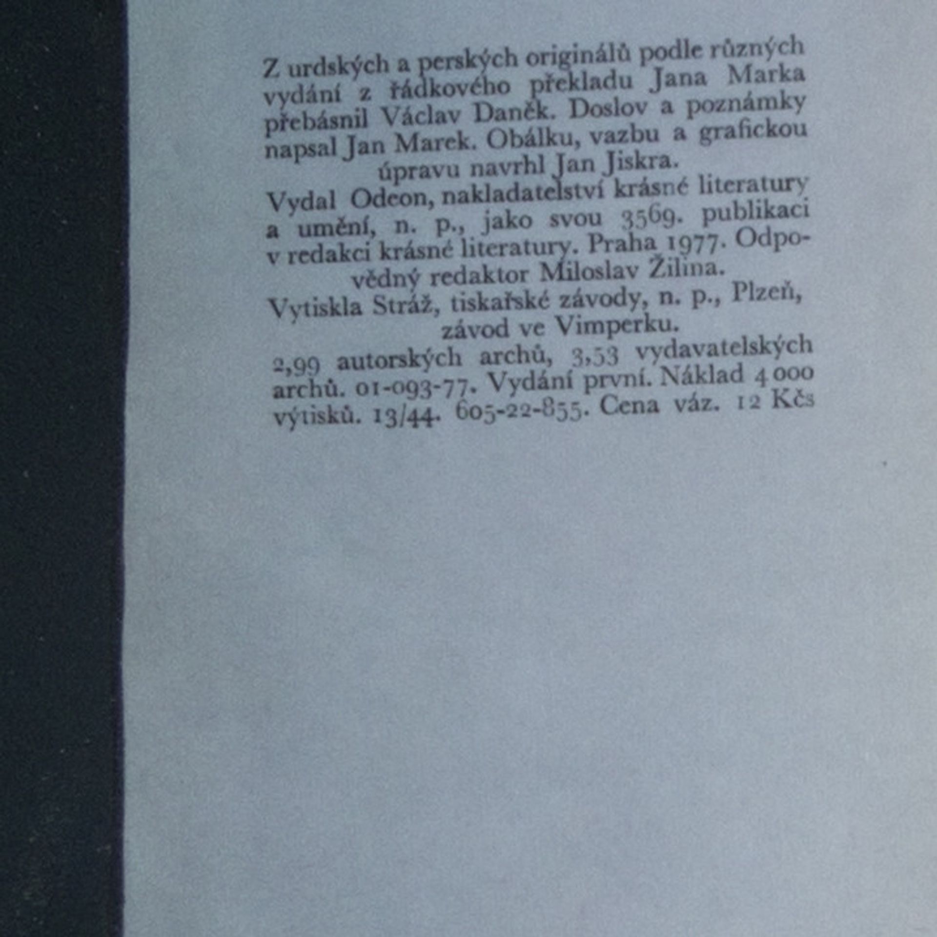 Muhammad Ikbál Hlas karavanního zvonku