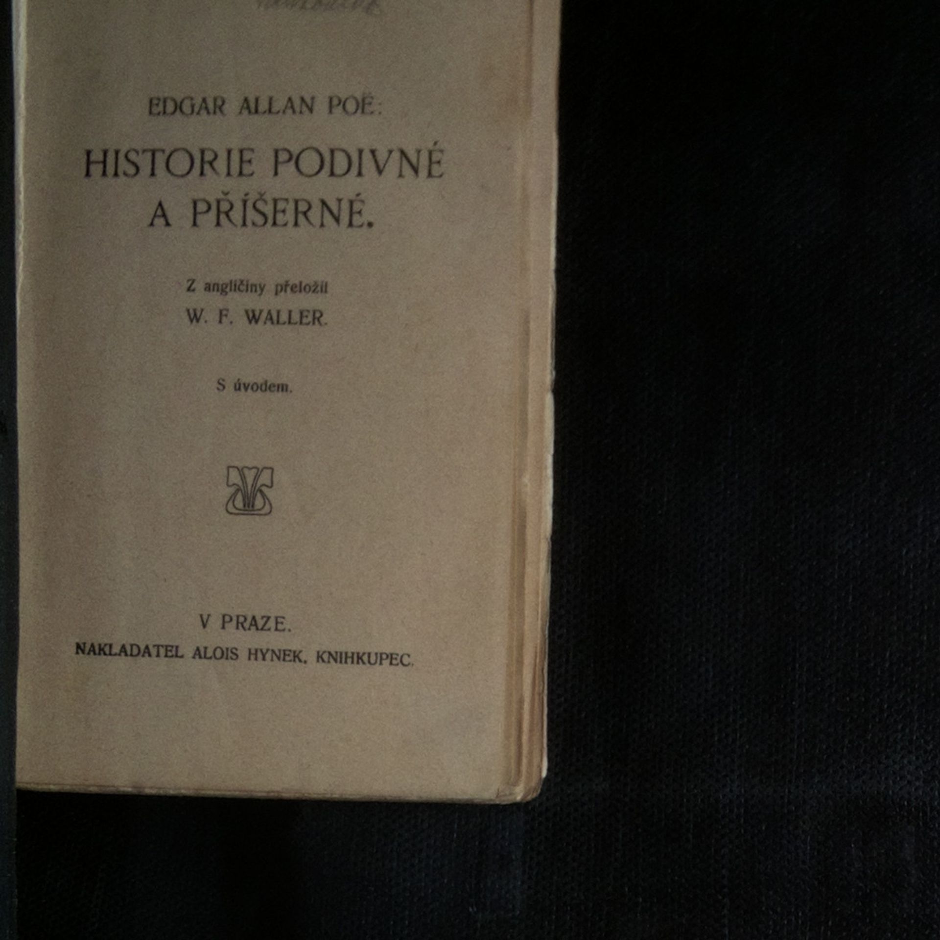 Edgar Allan Poe Historie podivné a příšerné