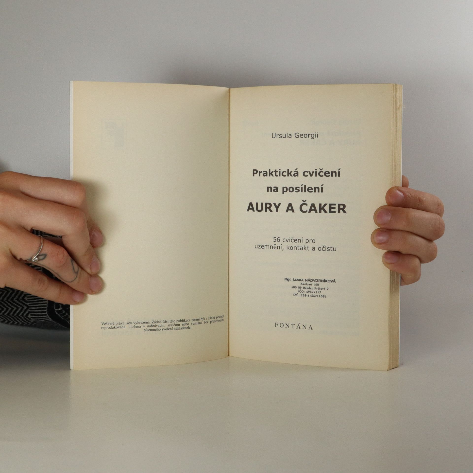 Ursula Georgii Praktická cvičení na posílení aury a čaker