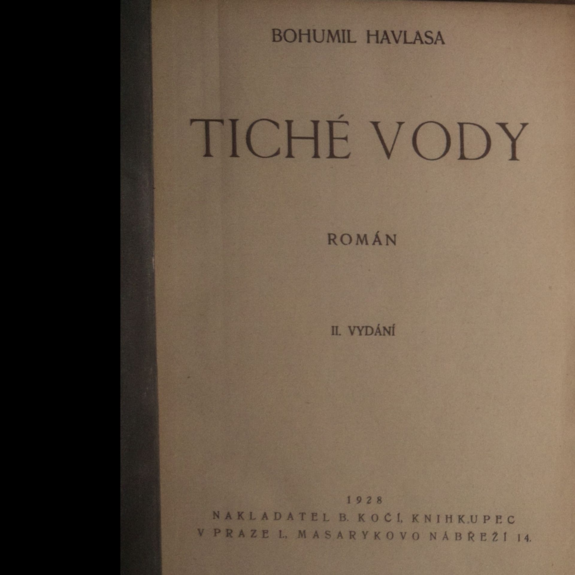 Bohumil Havlasa Tiché vody