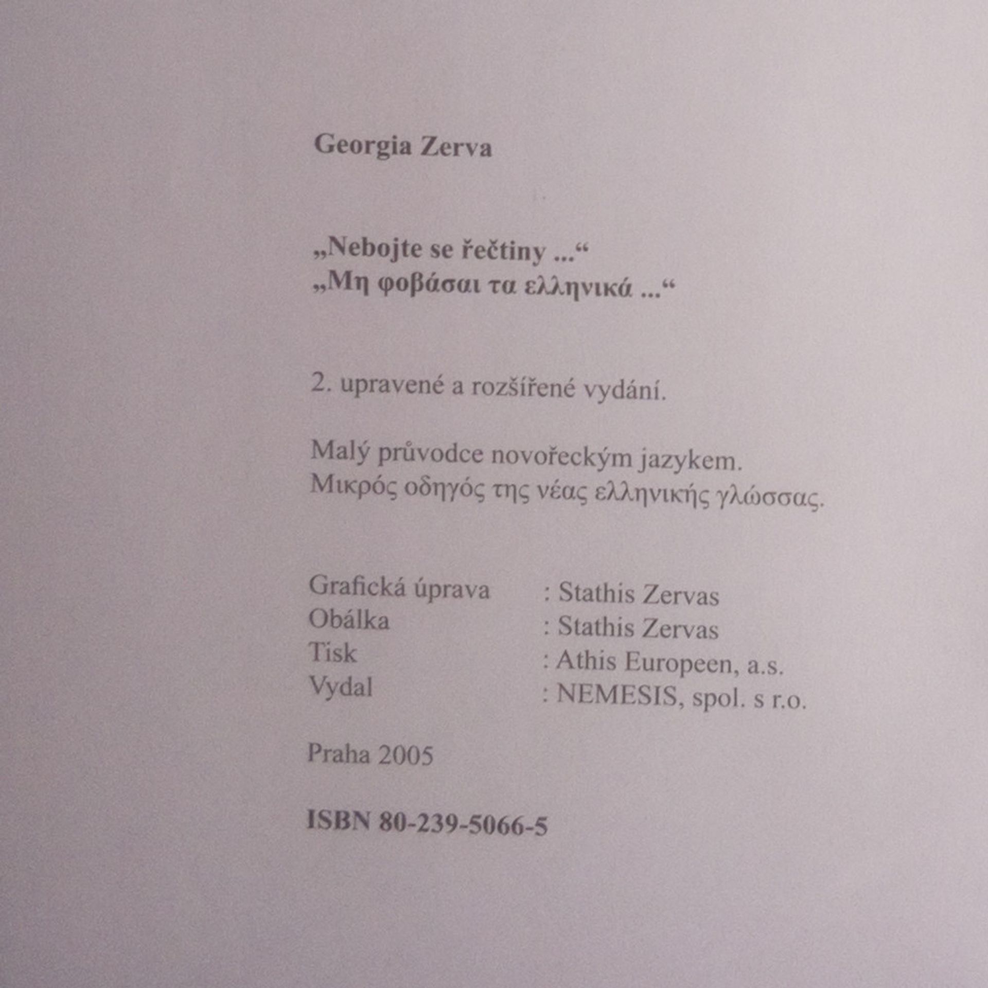 Georgia Zerva Nebojte se řečtiny...