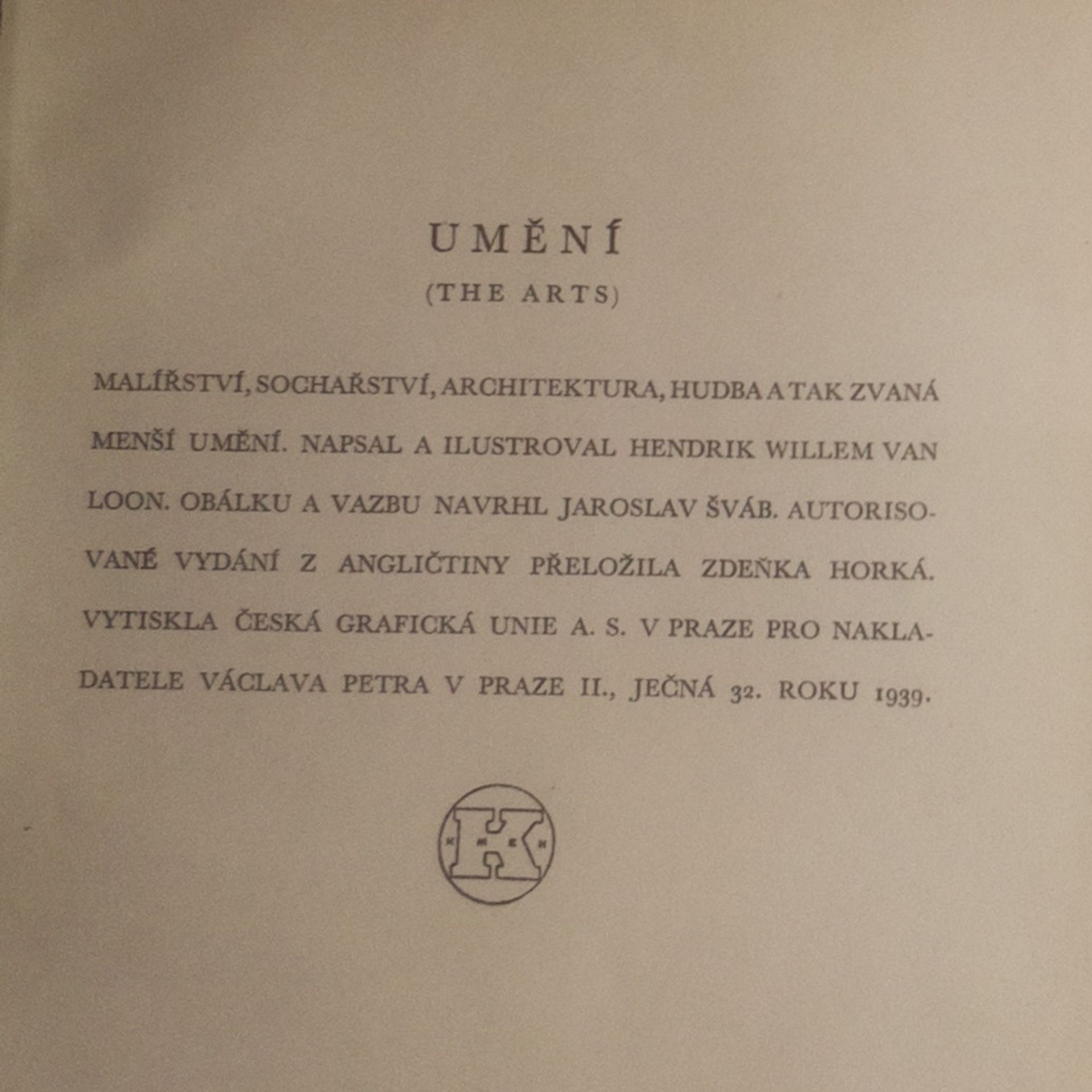 Hendrik Willem van Loon Umění