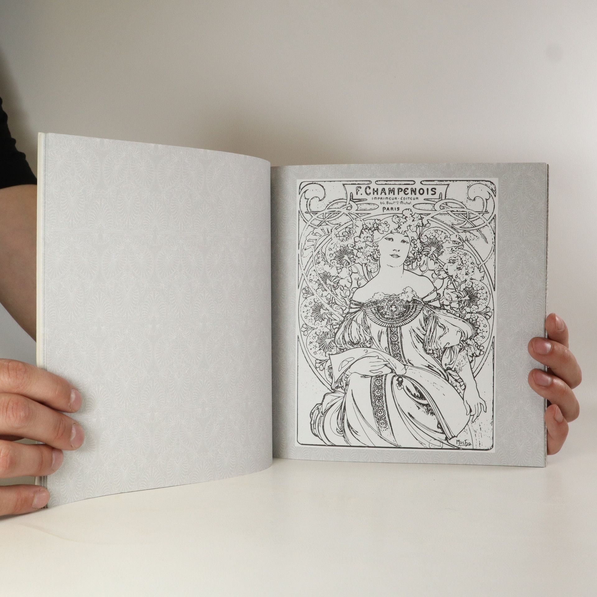 Alphonse Mucha Alfons Mucha. Antistresové omalovánky pro dospělé