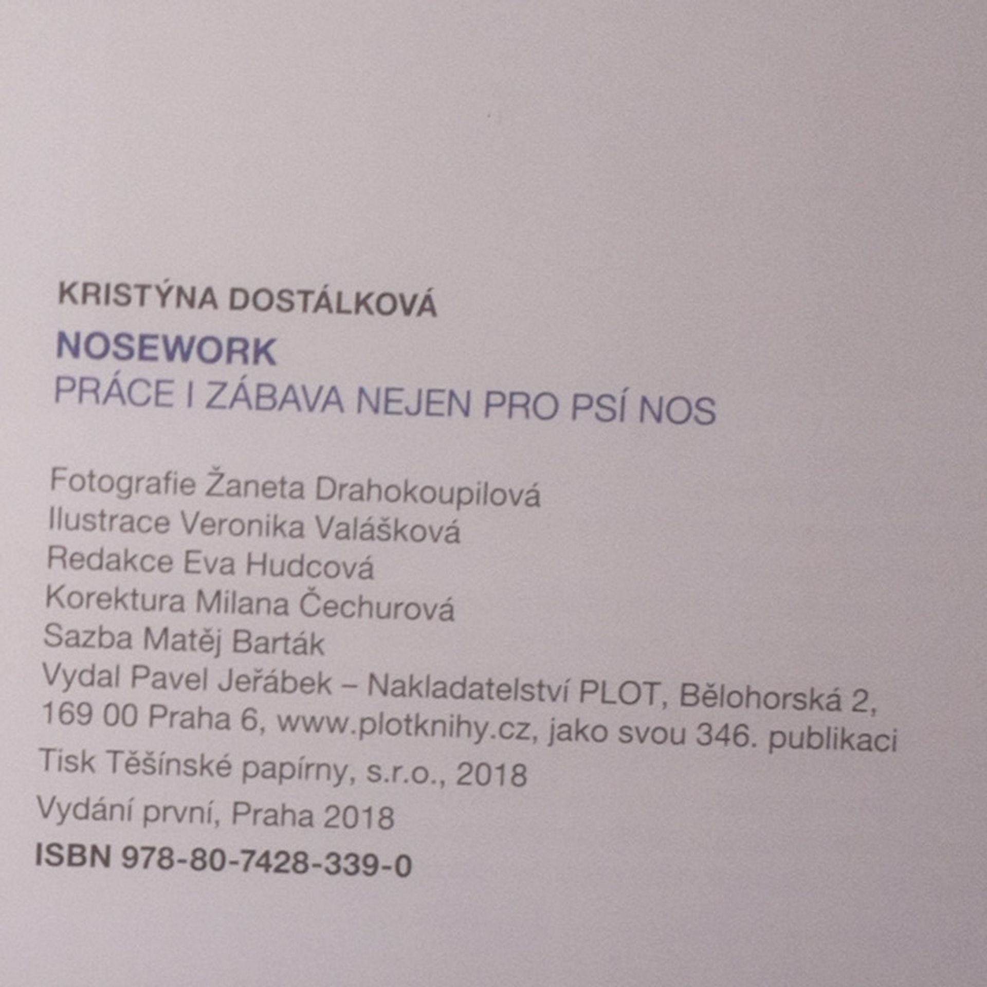 Kristýna Dostálková Nosework. Práce i zábava nejen pro psí nos