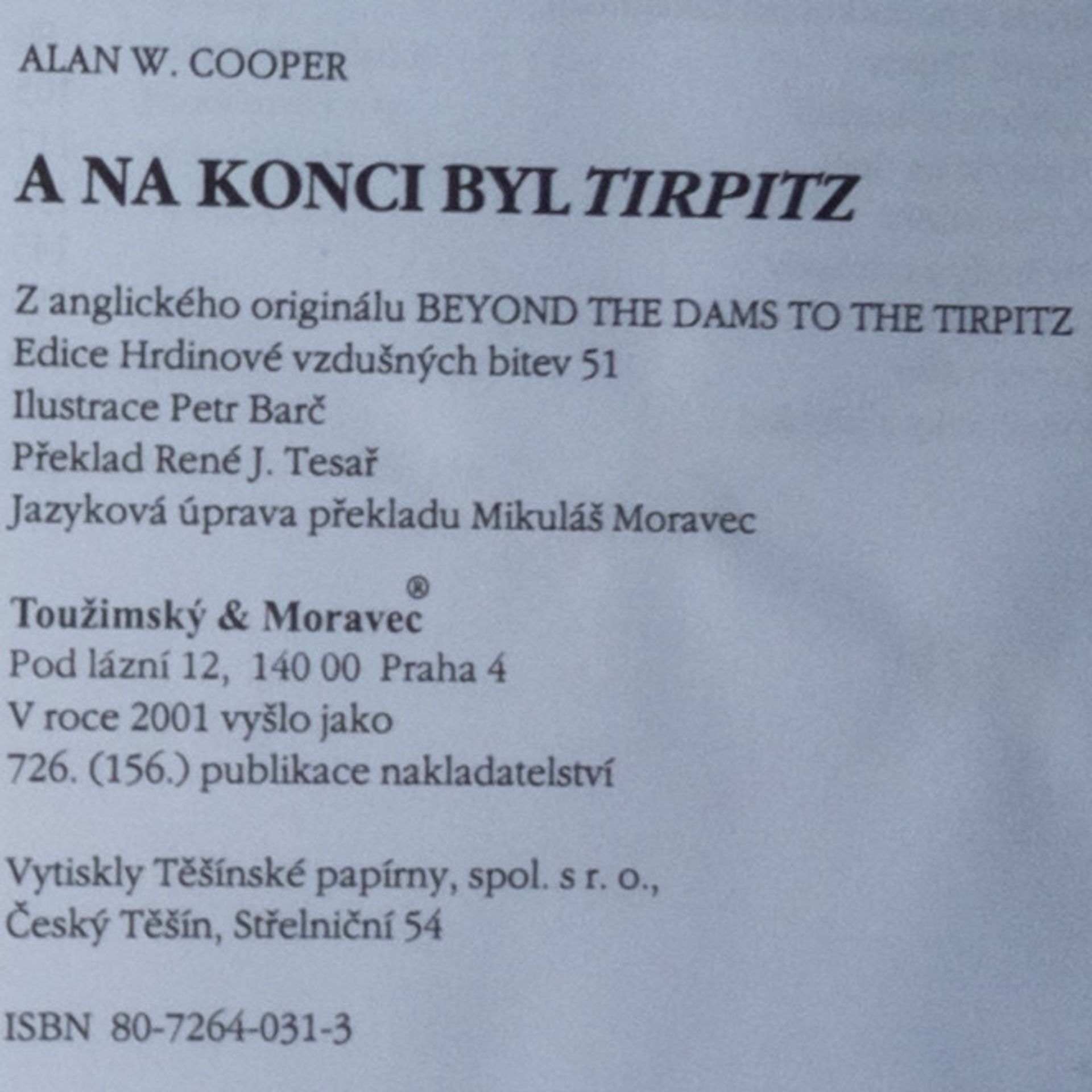 Alan W. Cooper A na konci byl Tirpitz