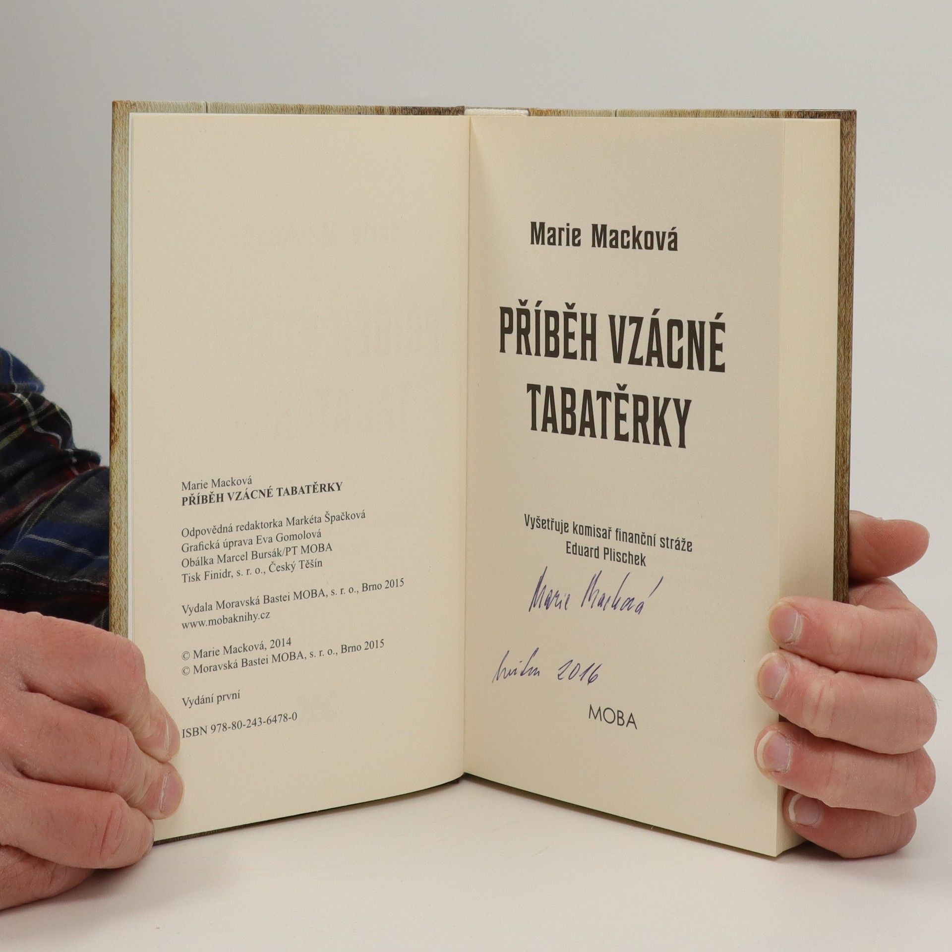 Marie Macková Příběh vzácné tabatěrky