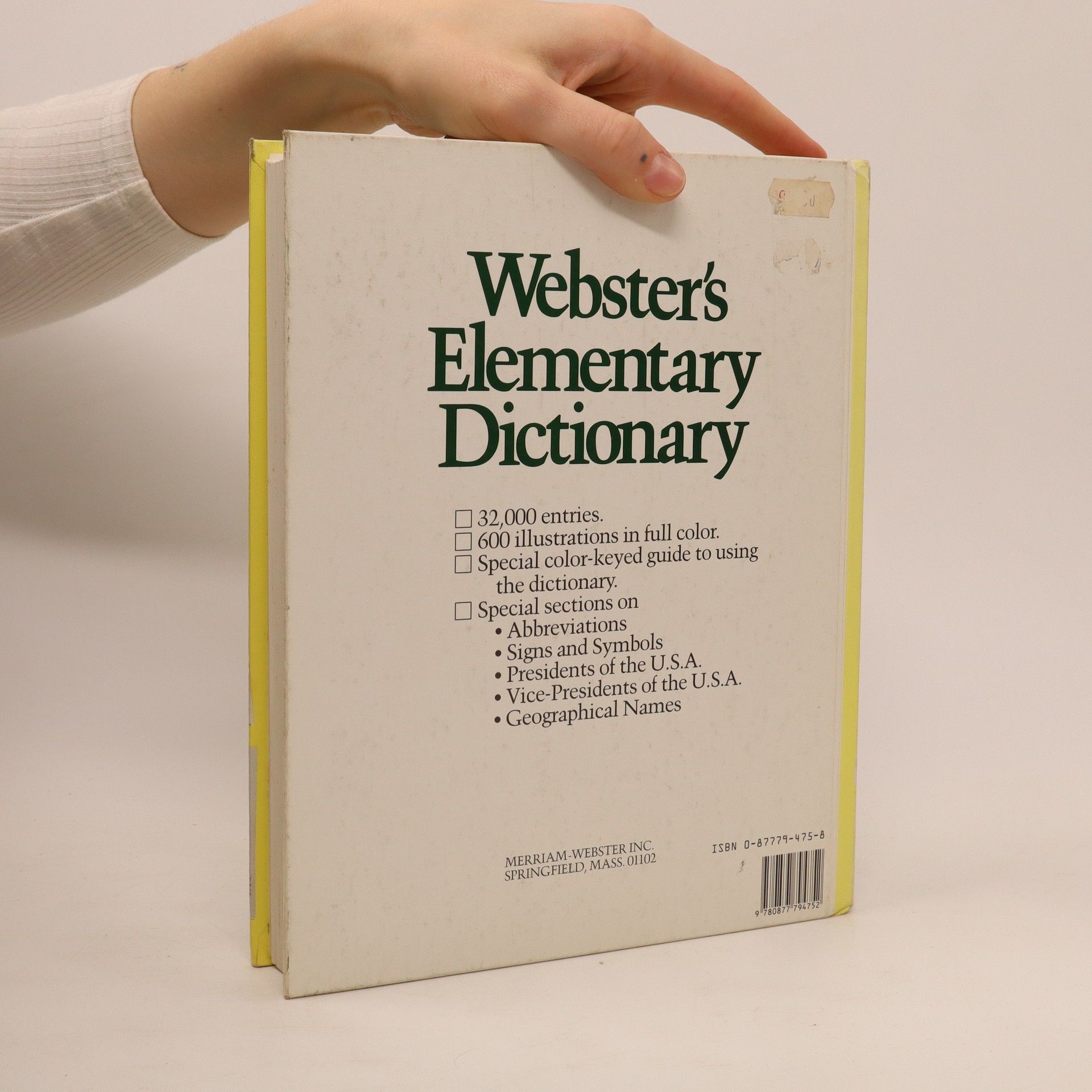 Kolektiv autorů Webster's Elementary Dictionary