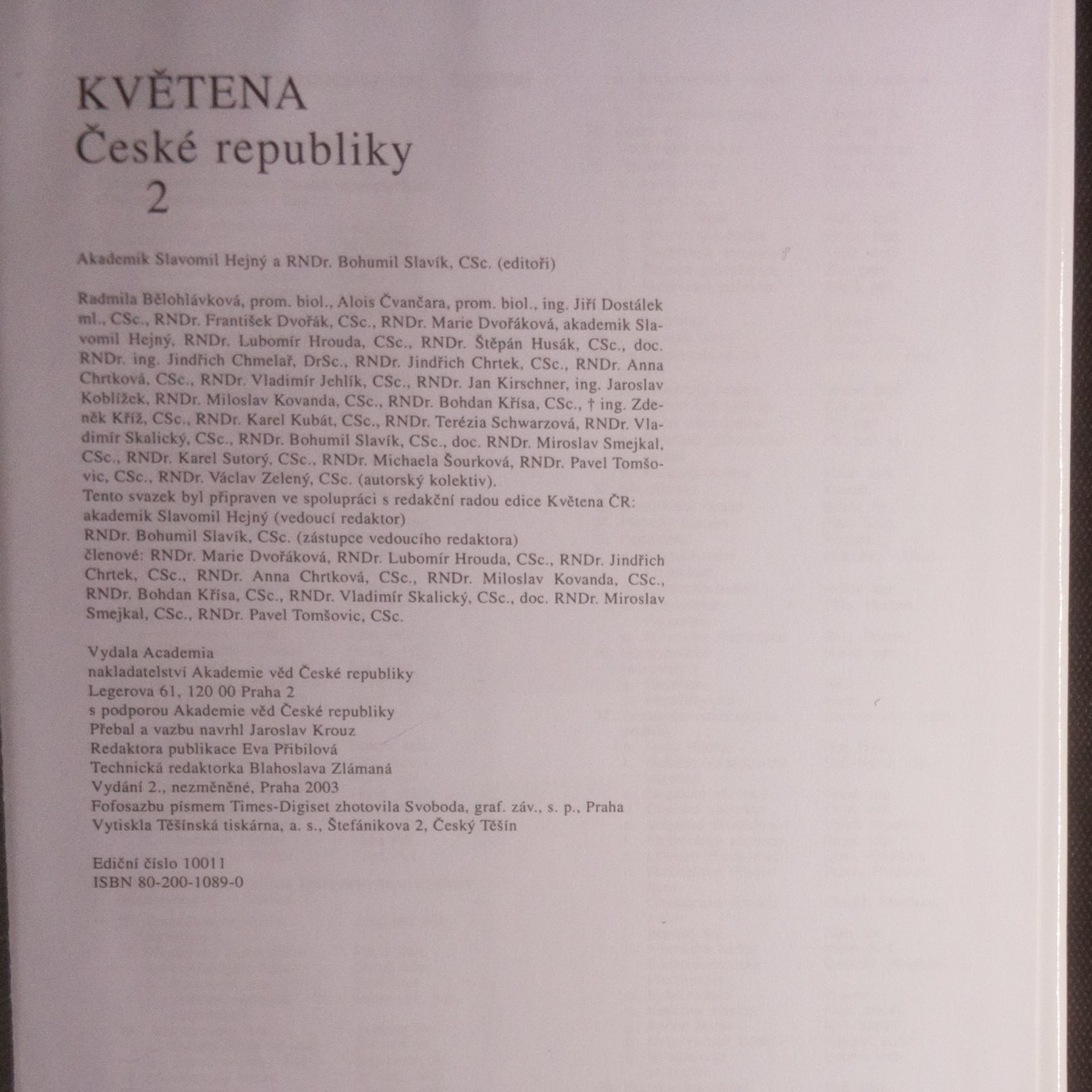 Bohumil Slavík Květena České republiky 7