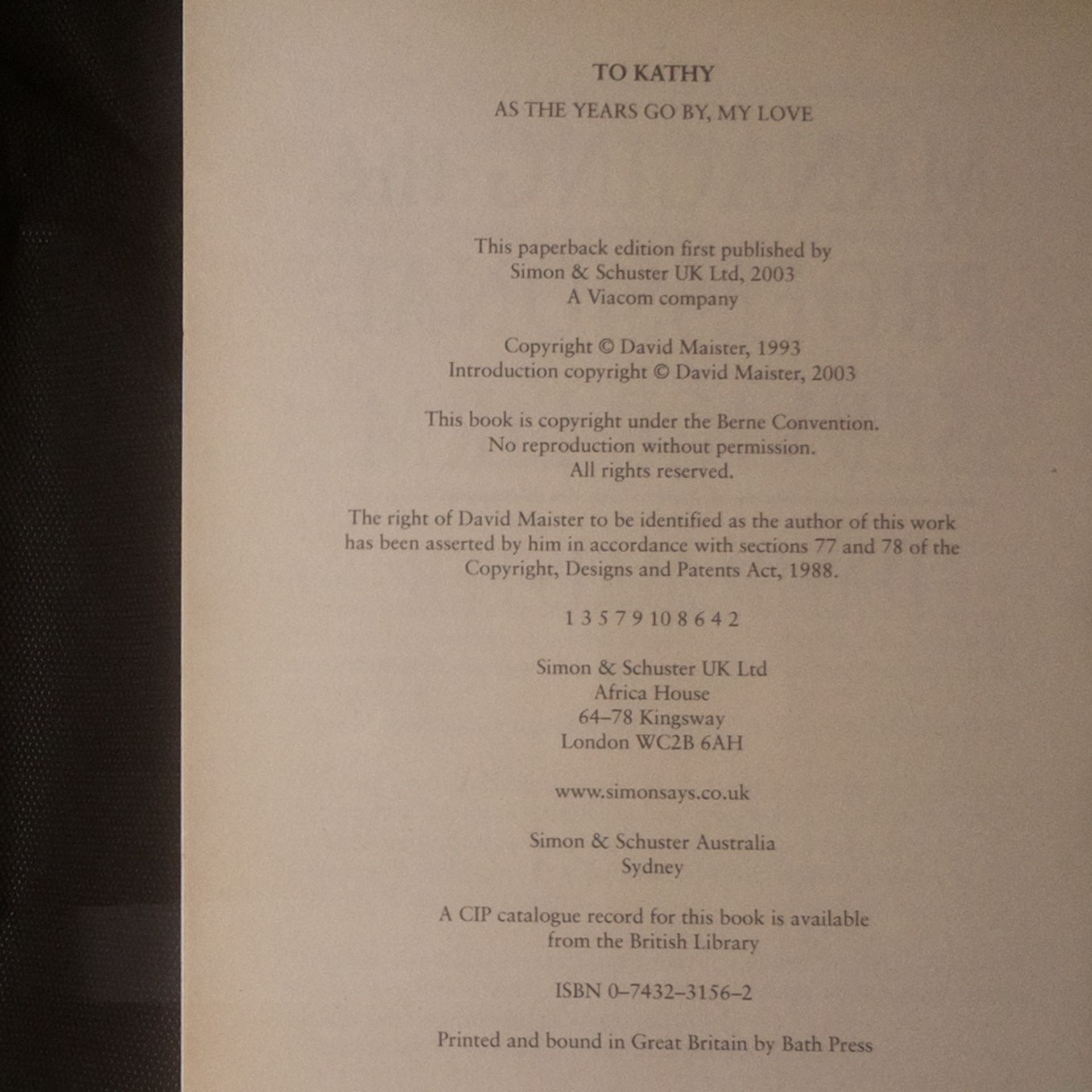 David H. Maister Managing the professional service firm