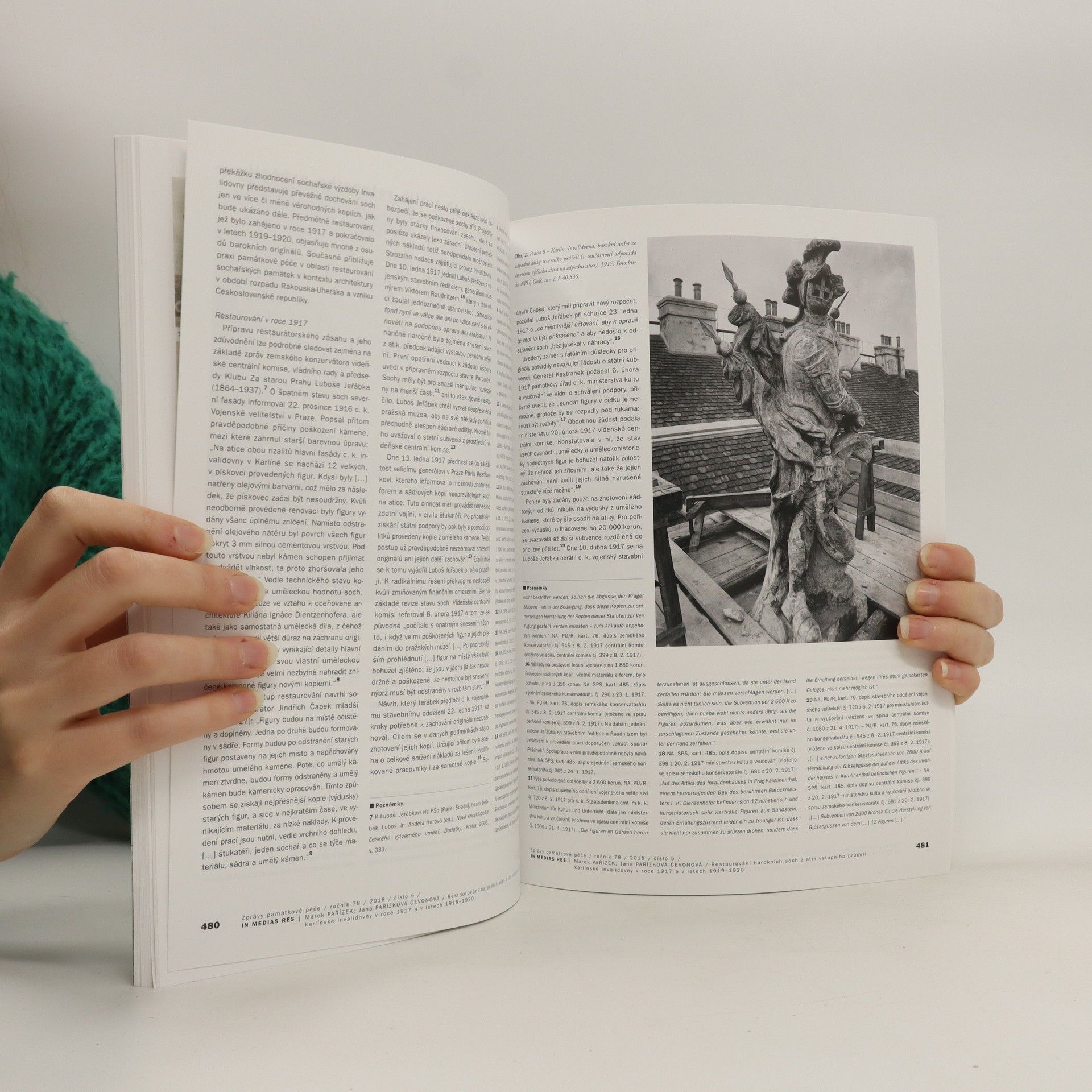 Various authors Zprávy památkové péče : časopis státní památkové péče. Ročník 78/2018, č. 5