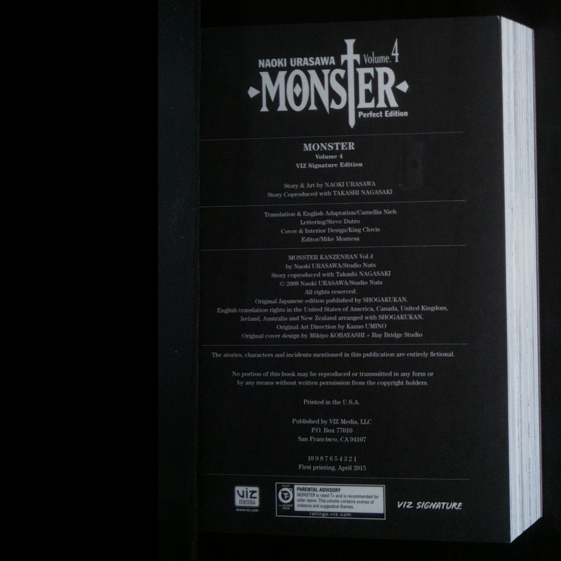 Naoki Urasawa Monster. Vol. 4