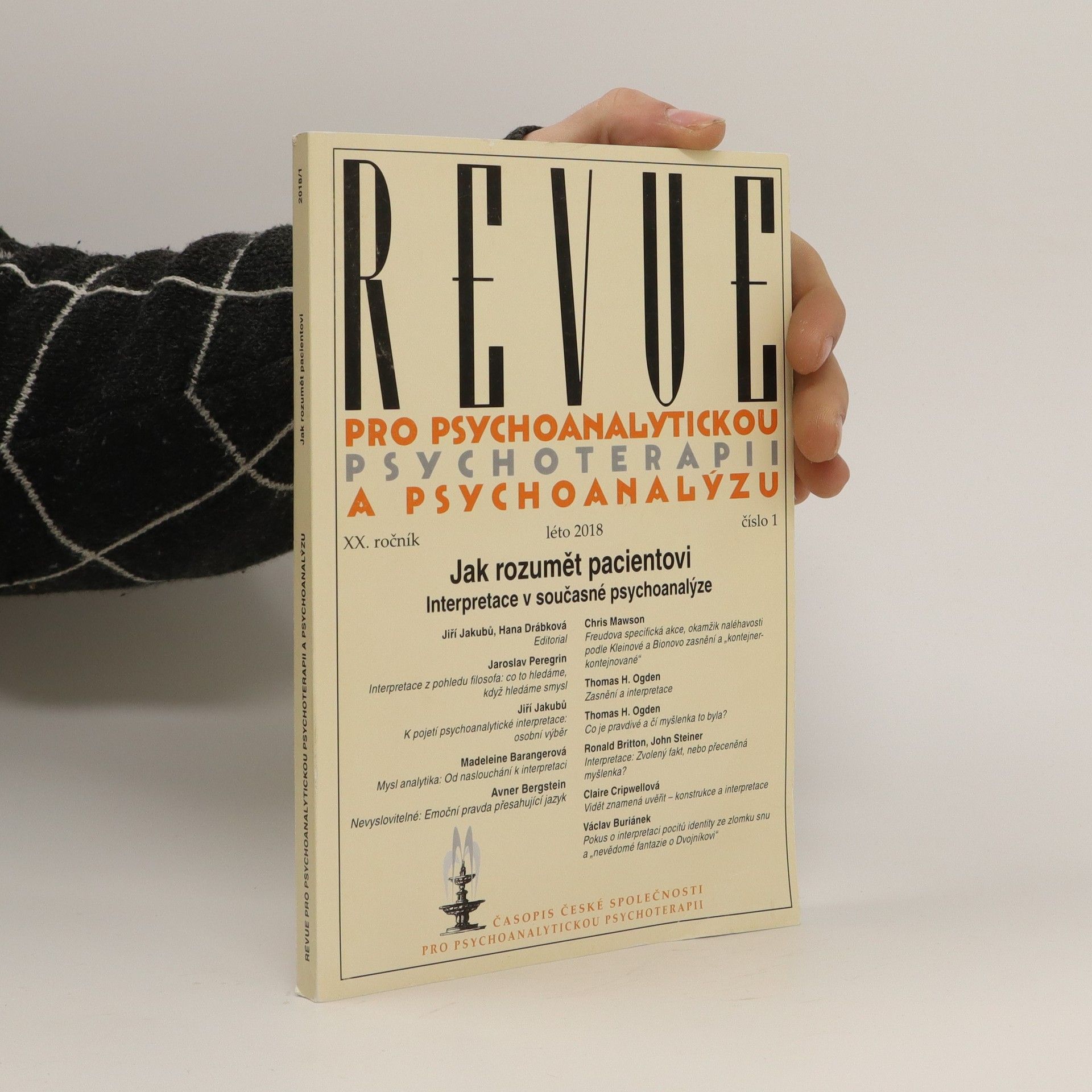 Auteurscollectief Revue pro psychoanalytickou psychoterapii a psychoanalýzu (XX. ročník, číslo 1)