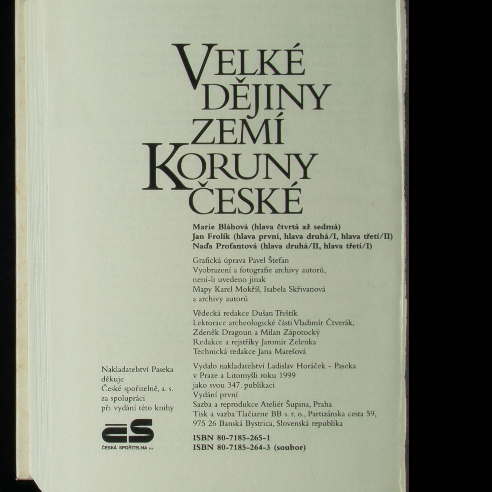 Autorenkollektiv Velké dějiny zemí Koruny české I-XV