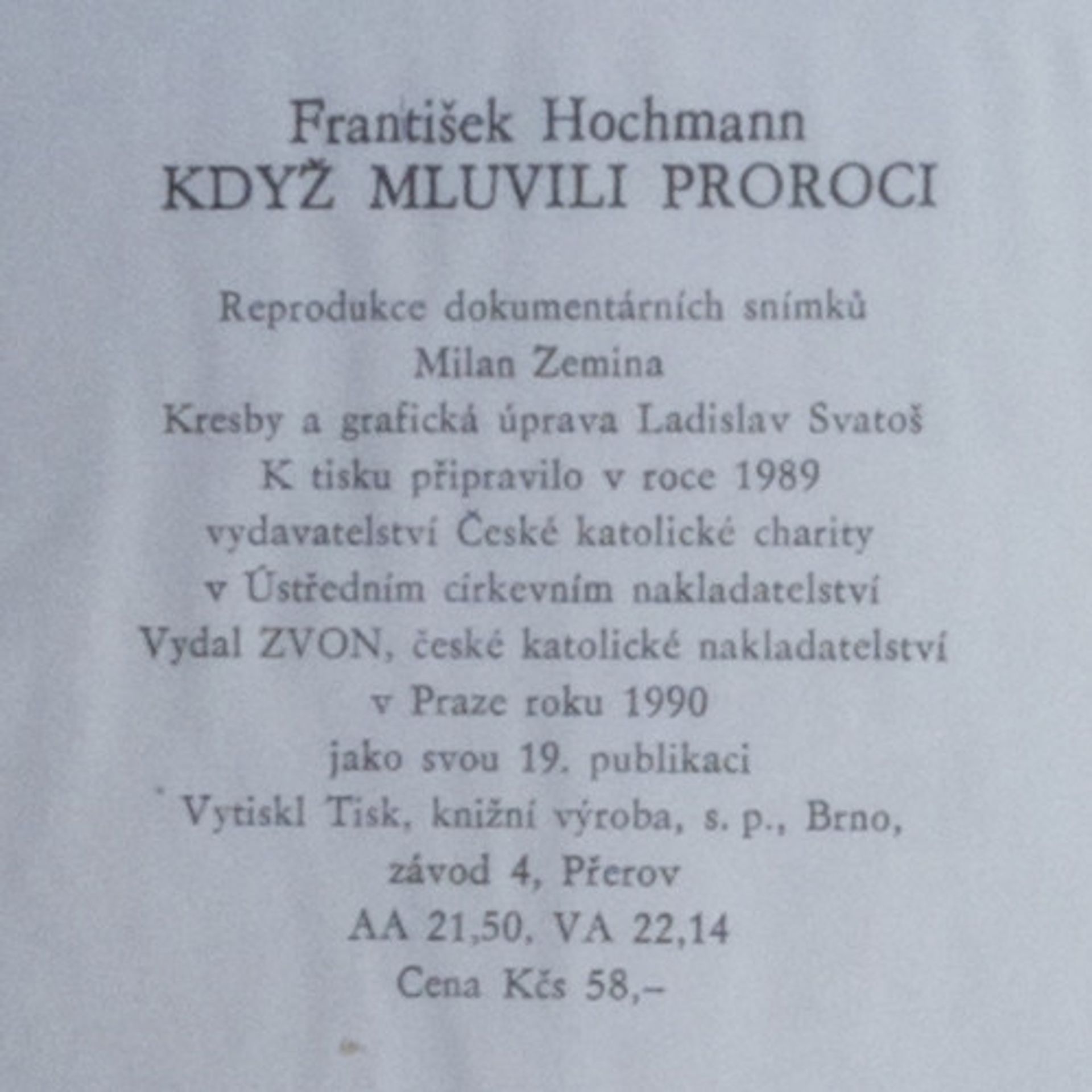 František Hochmann Když mluvili proroci