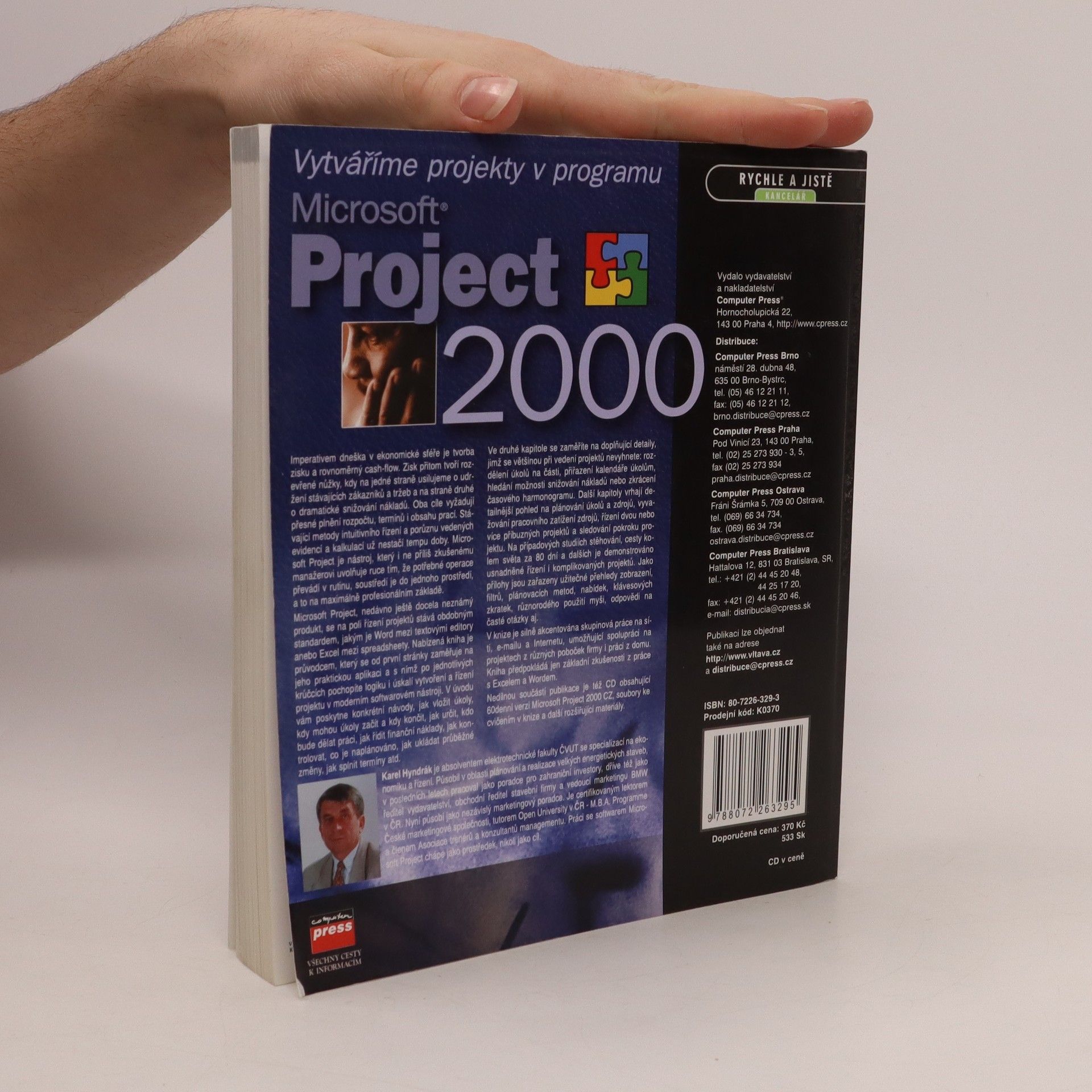 Karel Hyndrák Vytváříme projekty v programu Microsoft Project 2000
