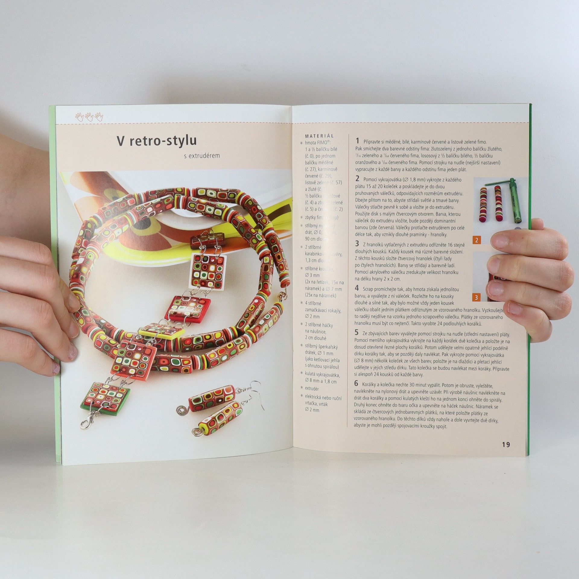 Anke Humpert FIMO šperky. Mnoha technikami