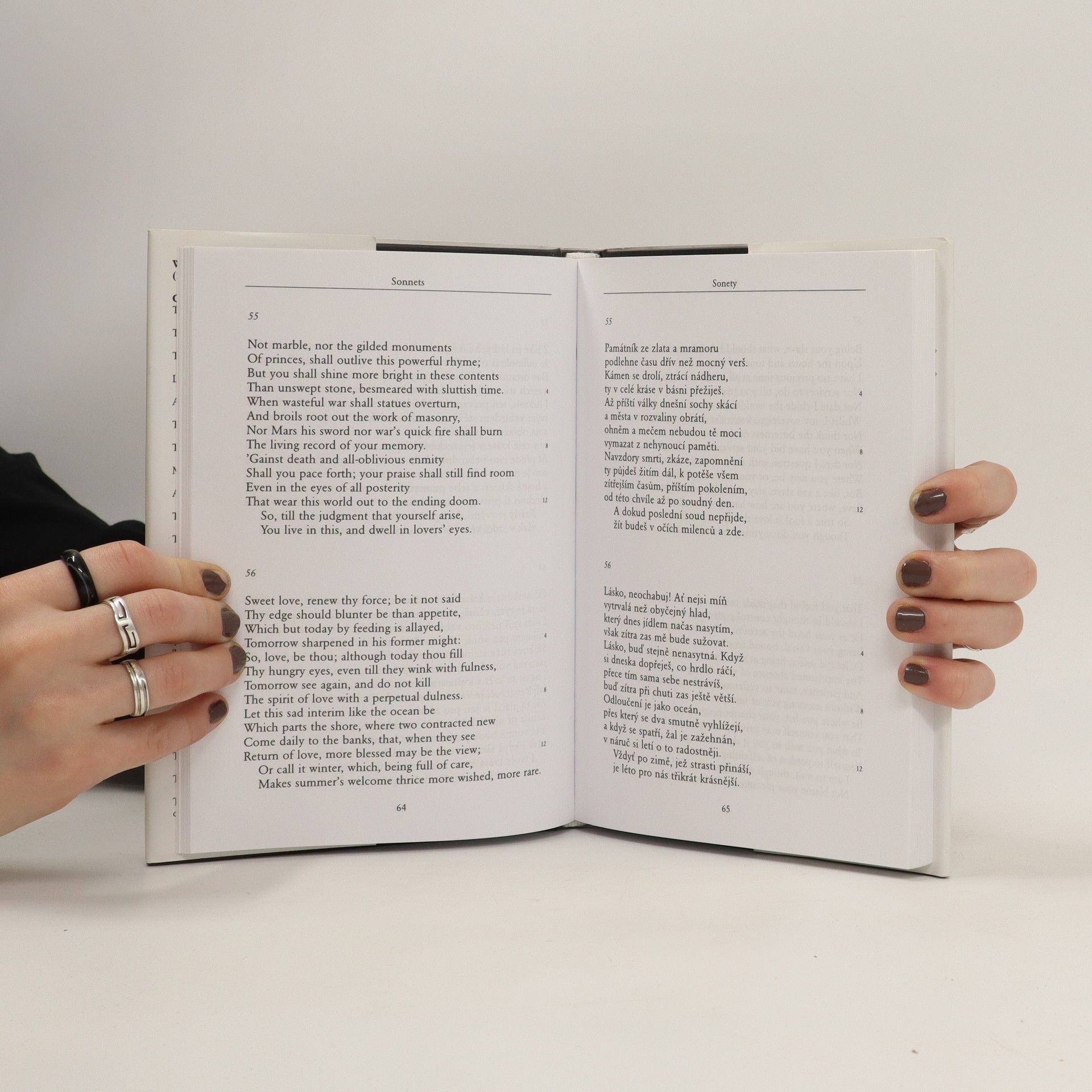 William Shakespeare Sonety; Milenčin nářek