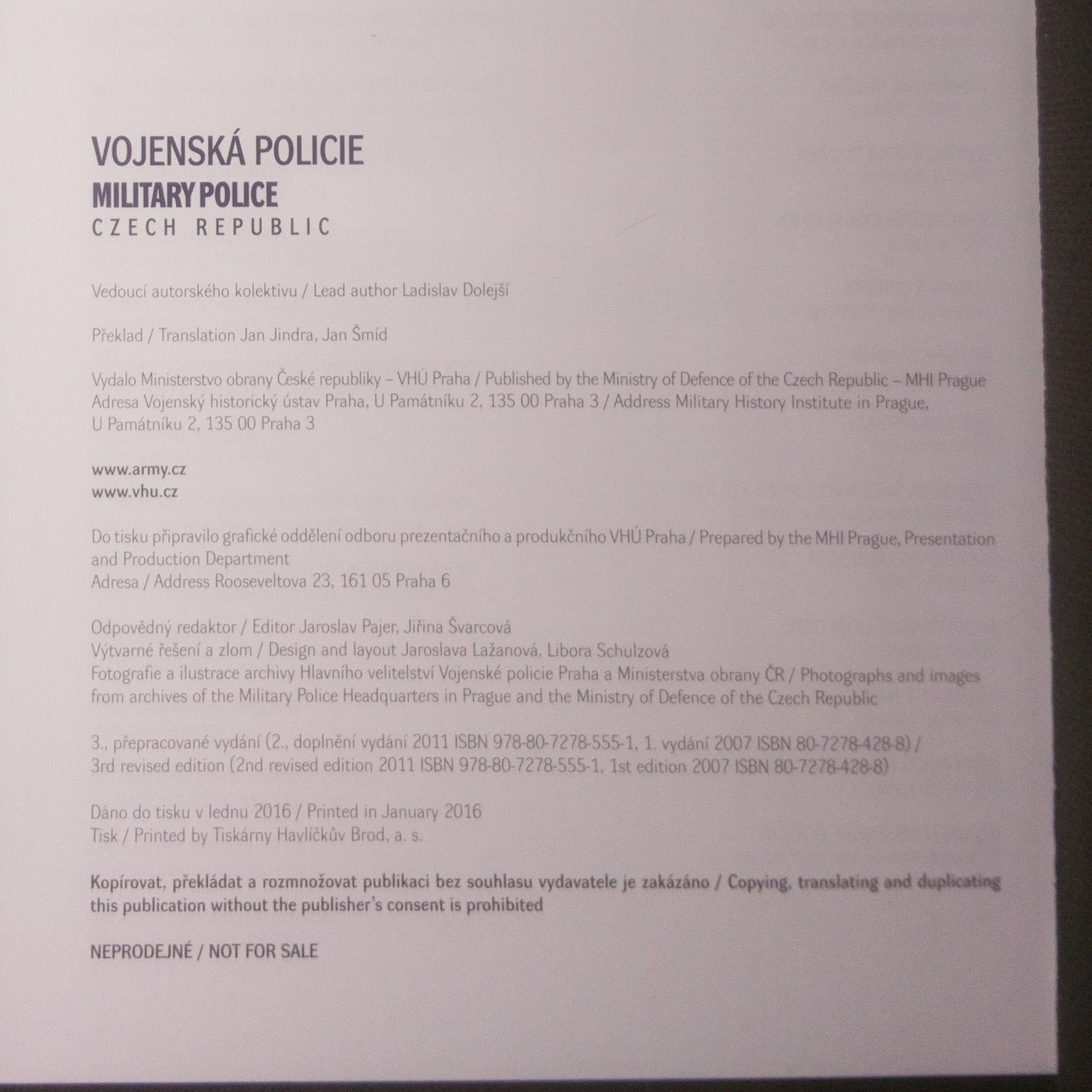 Ladislav Dolejší Vojenská policie. Military police