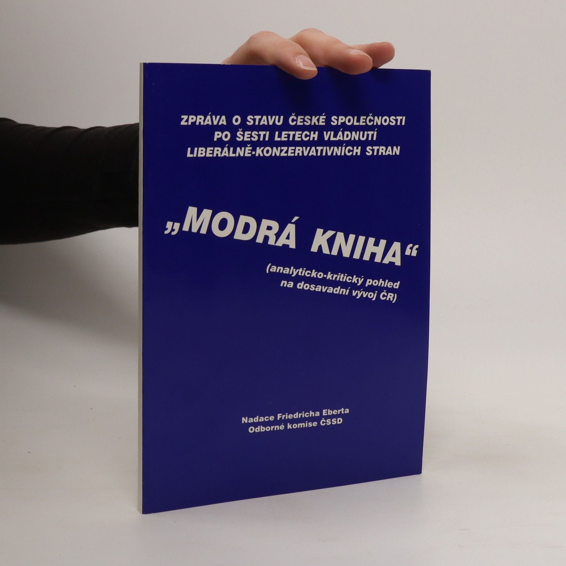 Auteurscollectief Modrá kniha (analyticko-kritický pohled na dosavadní vývoj ČR)