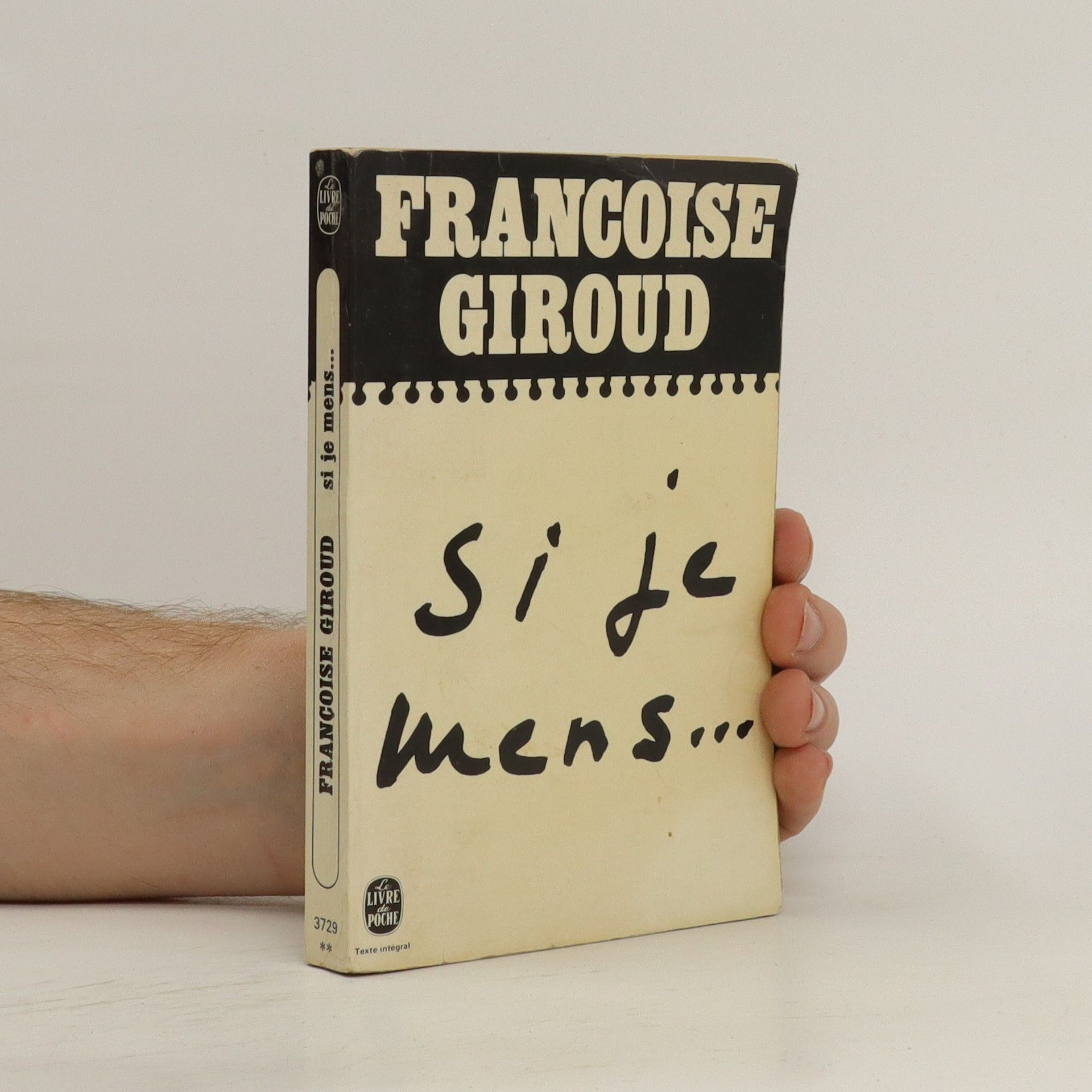 Françoise Giroud Si je mens... Conversations avec Claude Glayman