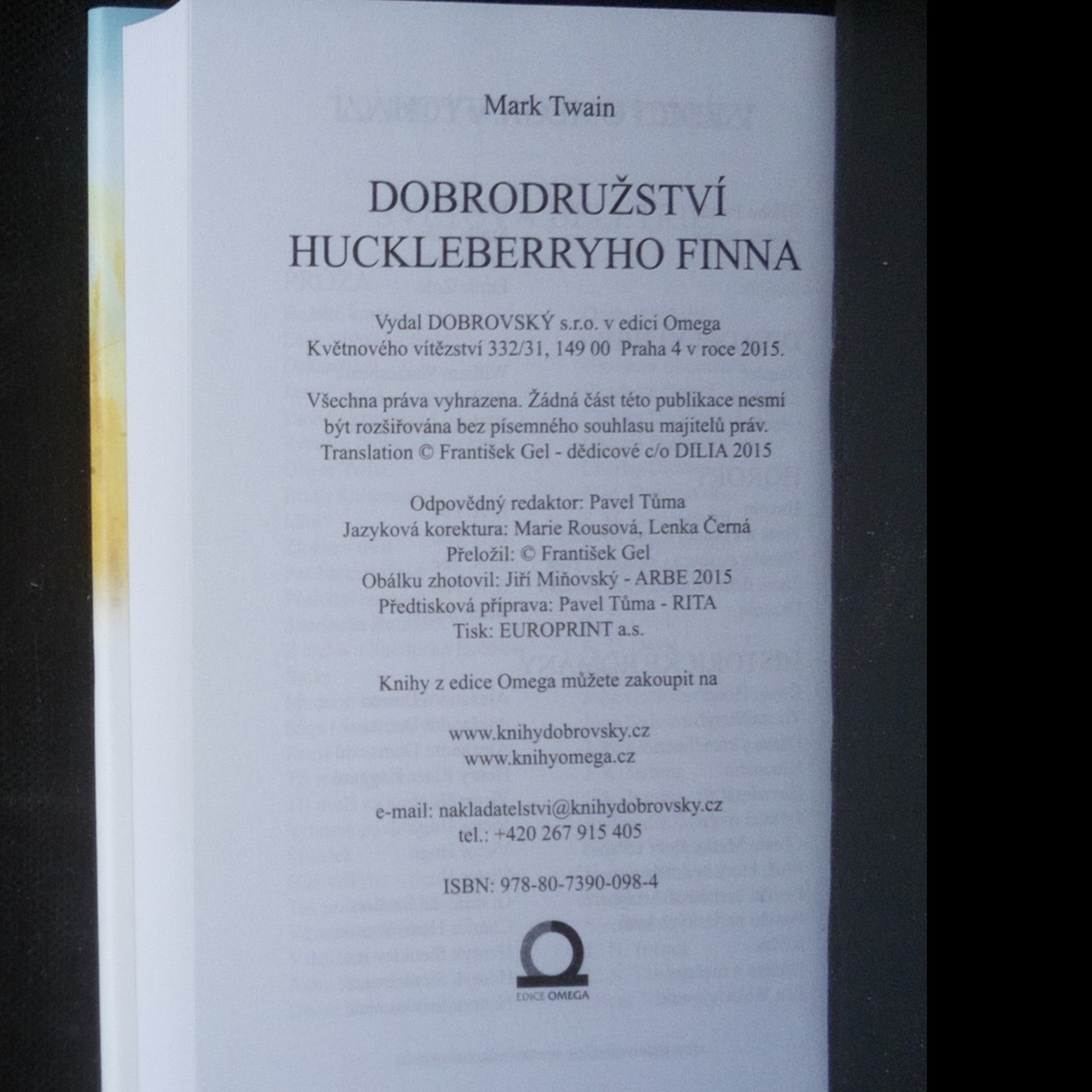 Mark Twain Dobrodružství Huckleberryho Finna