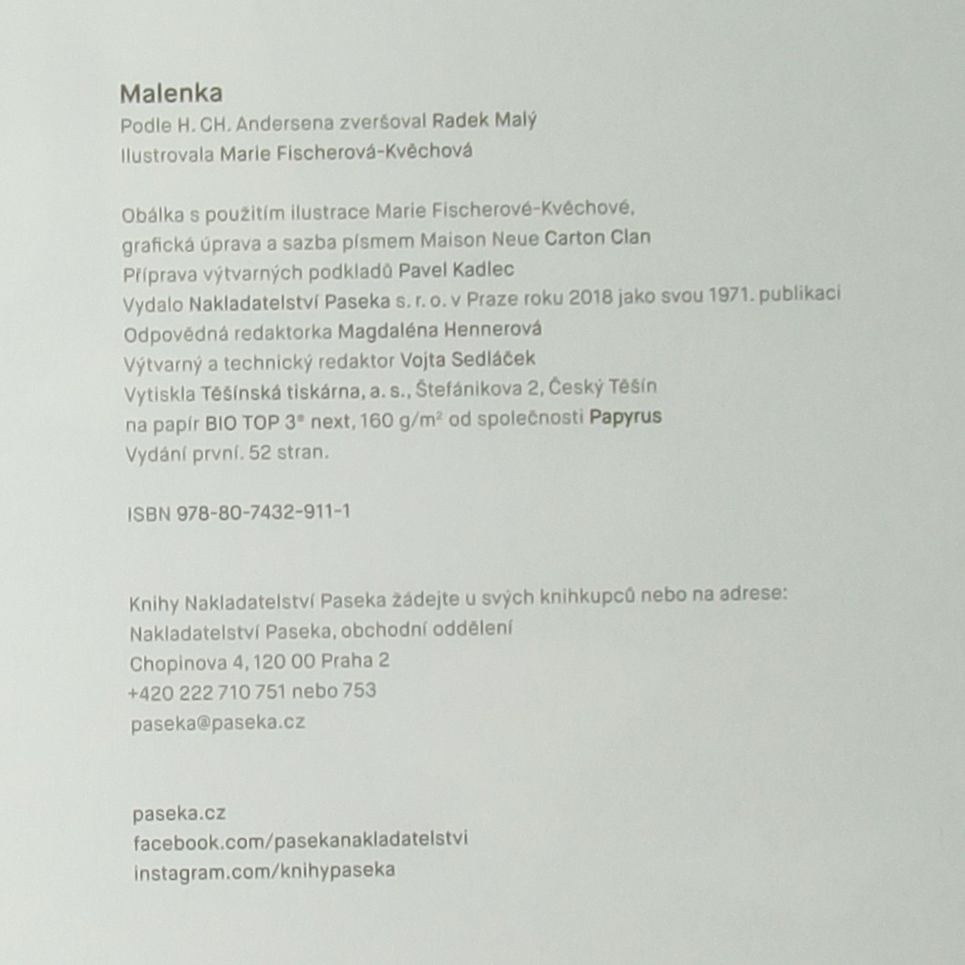 Marie FischerováKvěchová Malenka