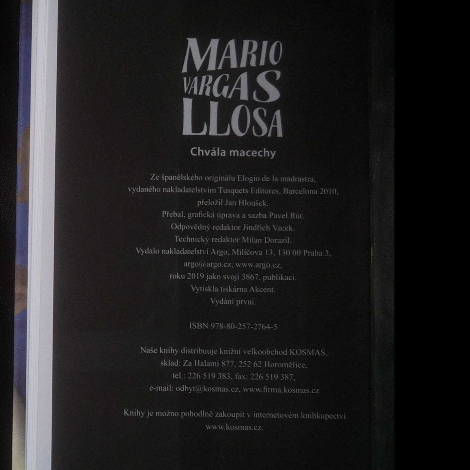 Mario Vargas Llosa Chvála macechy