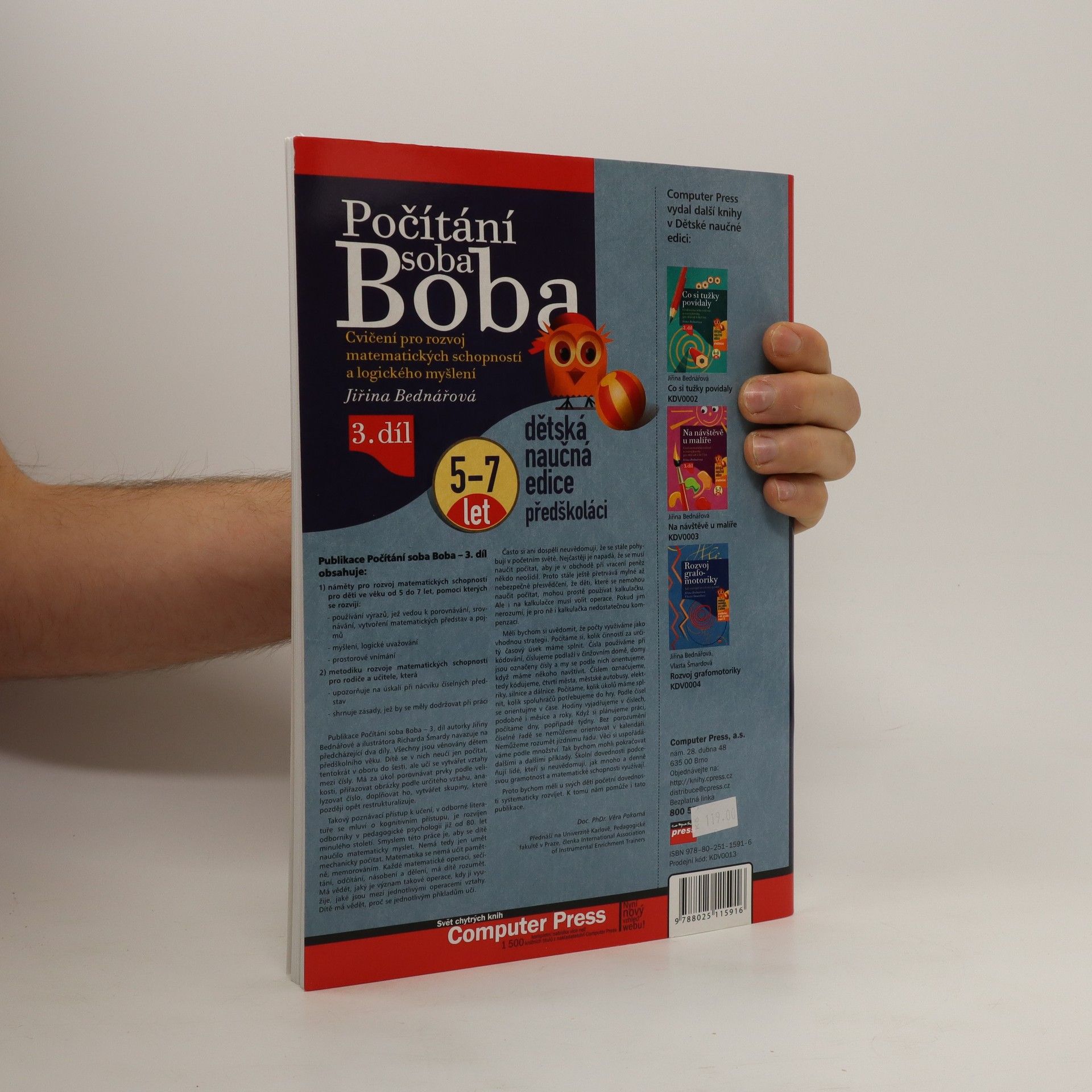 Jiřina Bednářová Počítání soba Boba - 3. díl