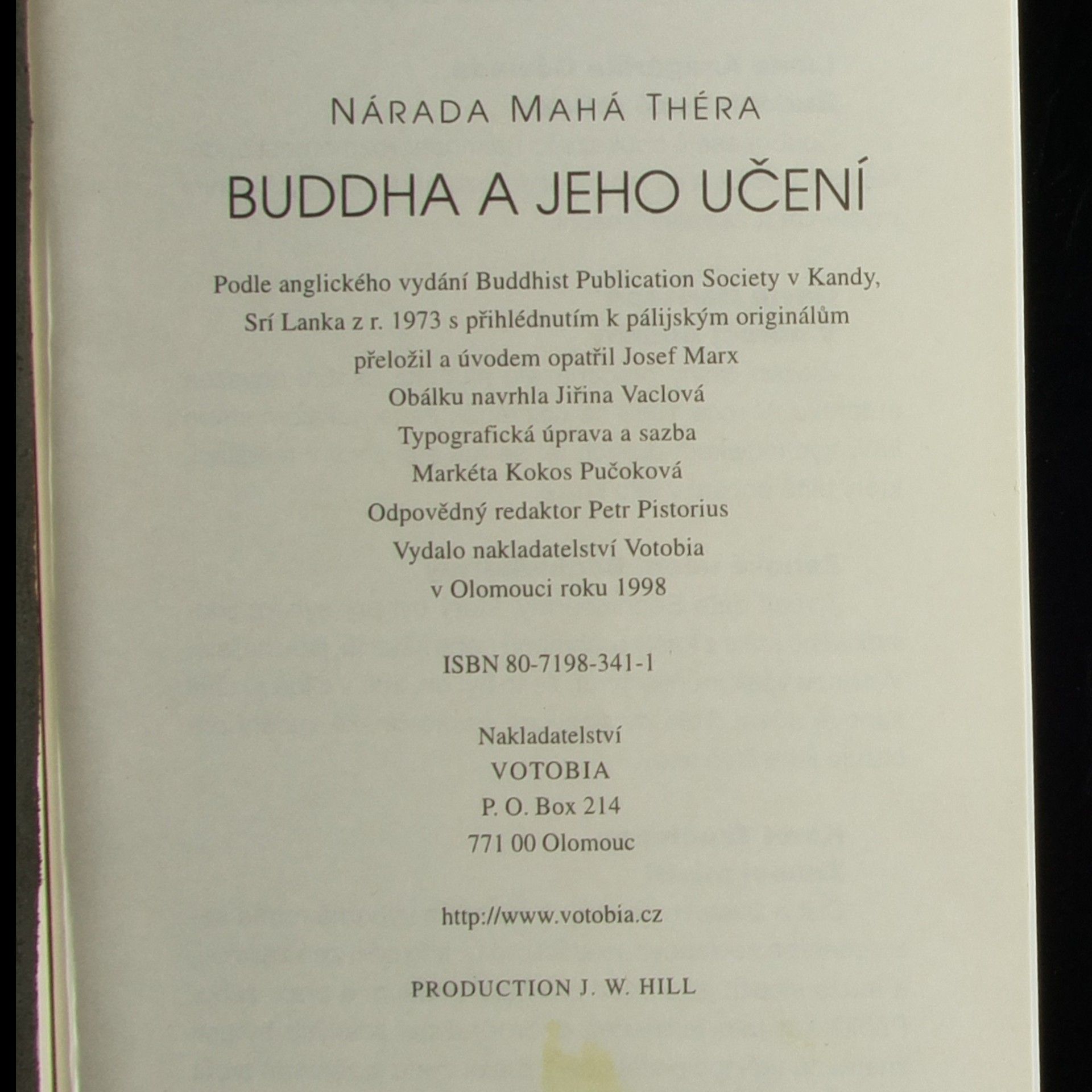 Maha Thera Nārada Buddha a jeho učení
