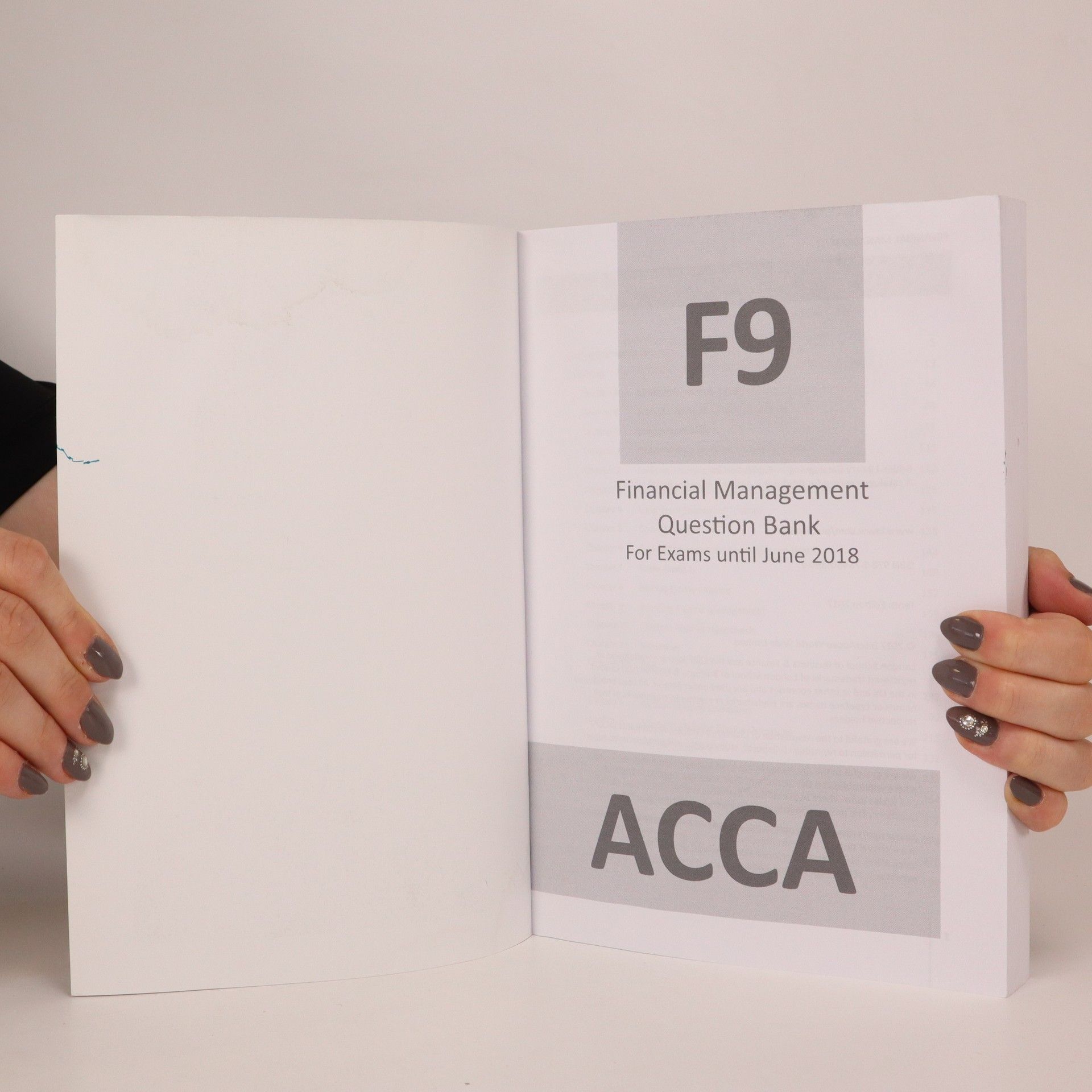 Autorenkollektiv ACCA F9. Financial Management. Study Manual. Question Bank. Revision Cards