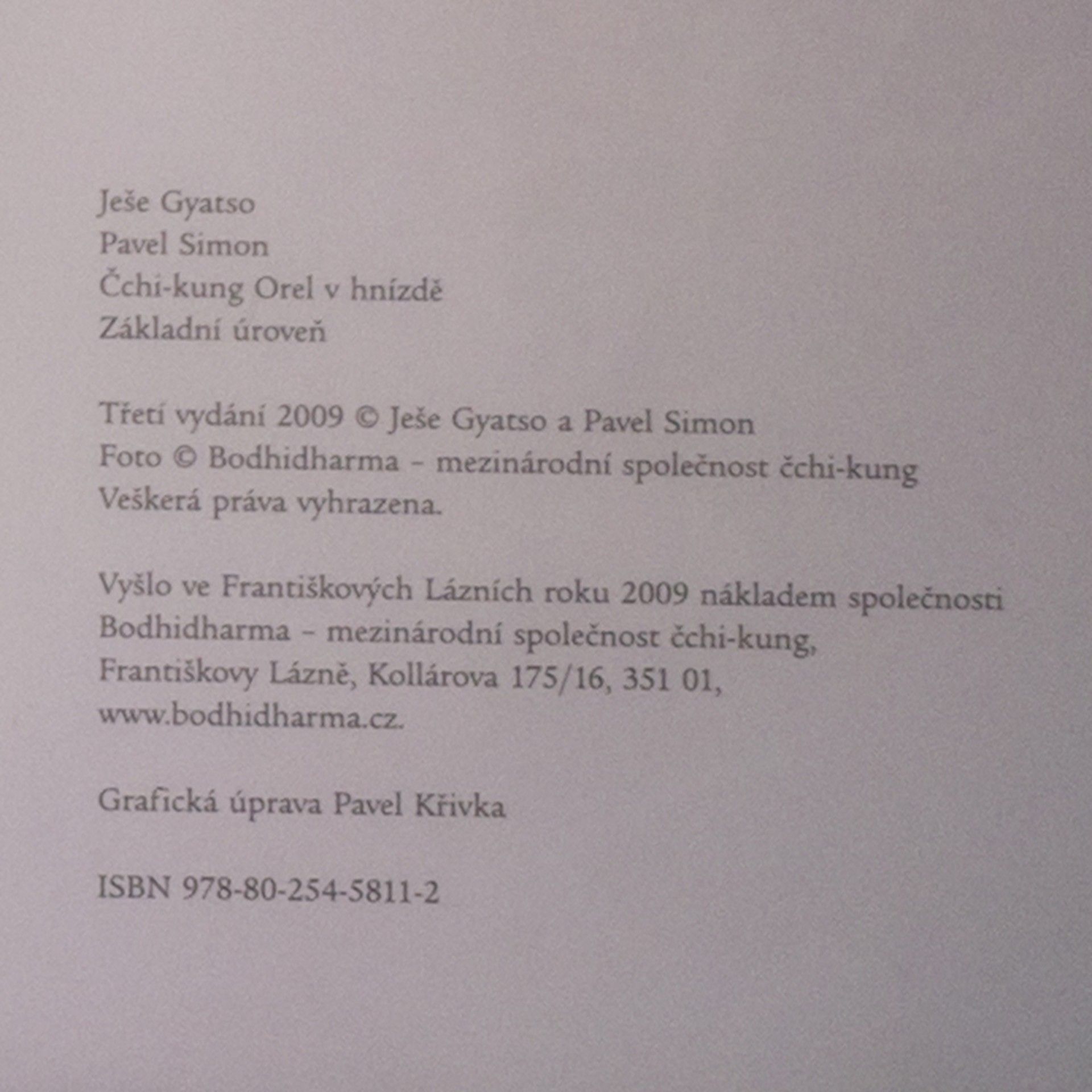 Yeshe Gyatso Čchi-kung. Orel v hnízdě. Základní úroveň