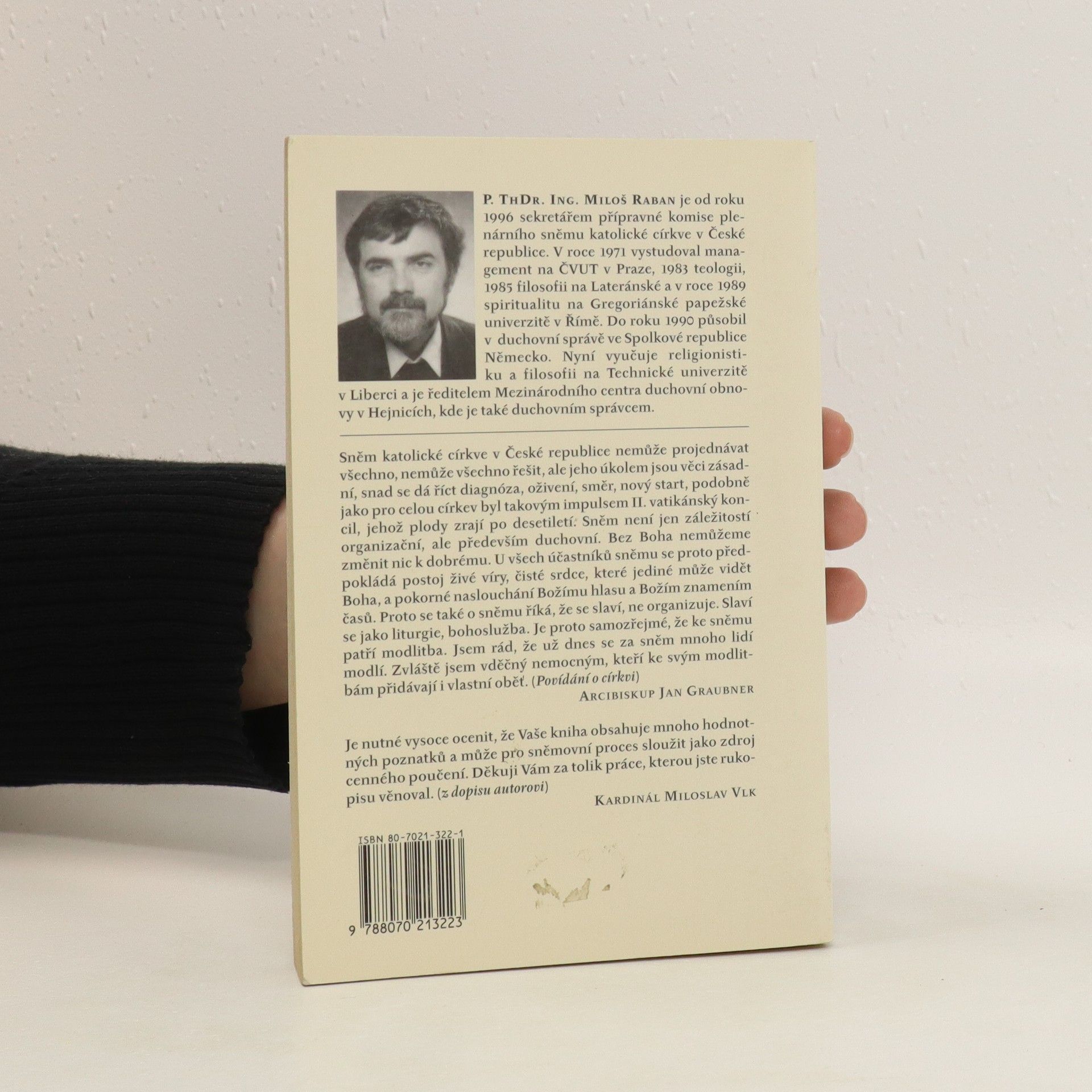 Miloš Raban Sněm české katolické církve. Obnova synodality