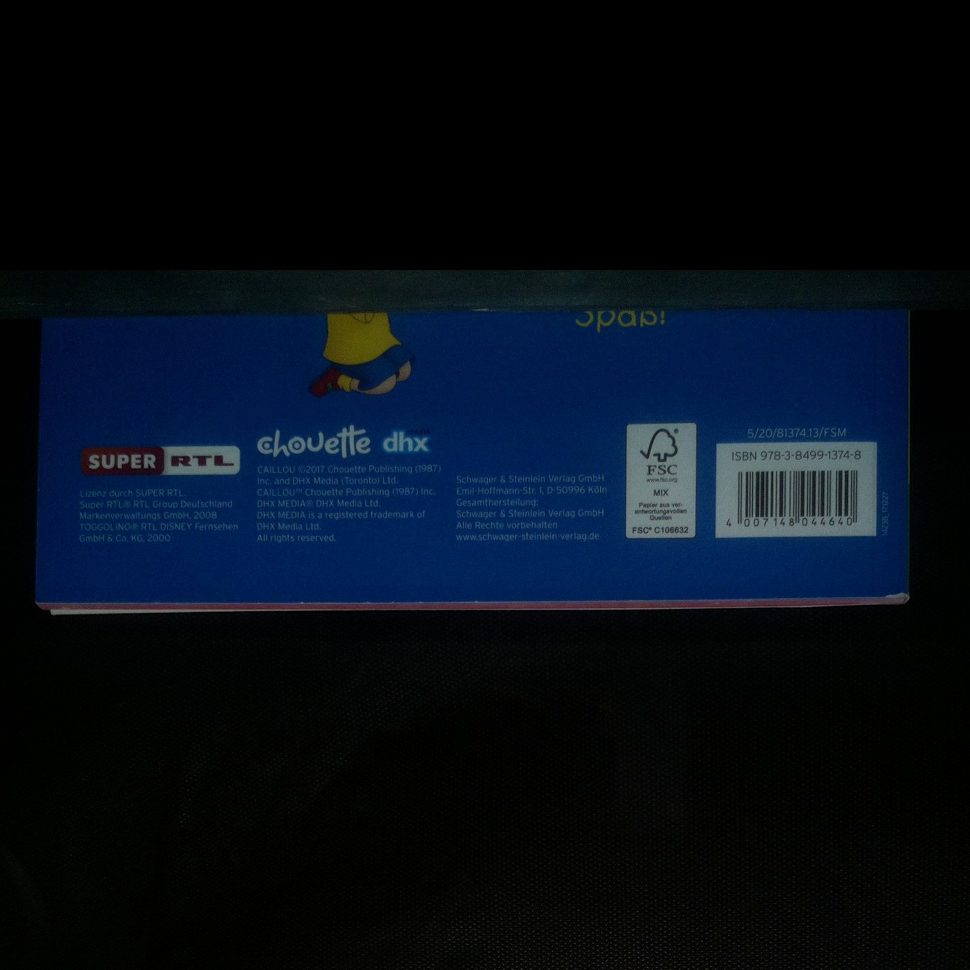 Kolektiv autorů Caillou. Vorschulbuch