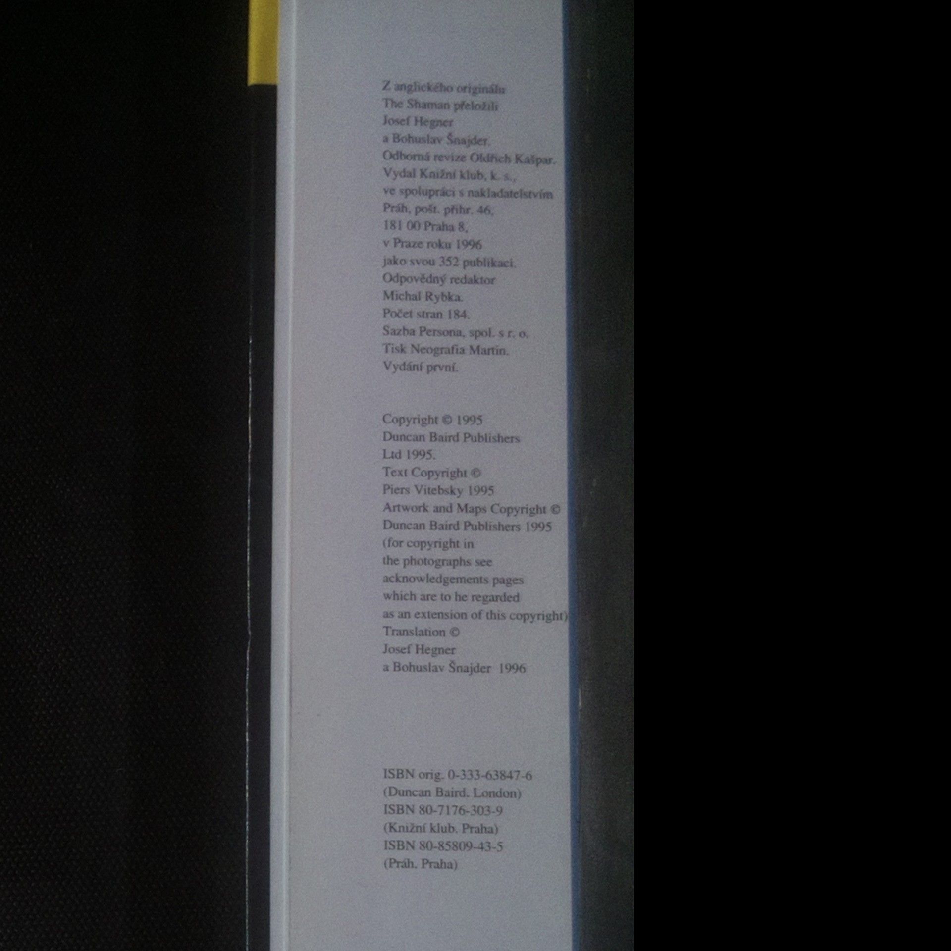 Piers Vitebsky Svět šamanů