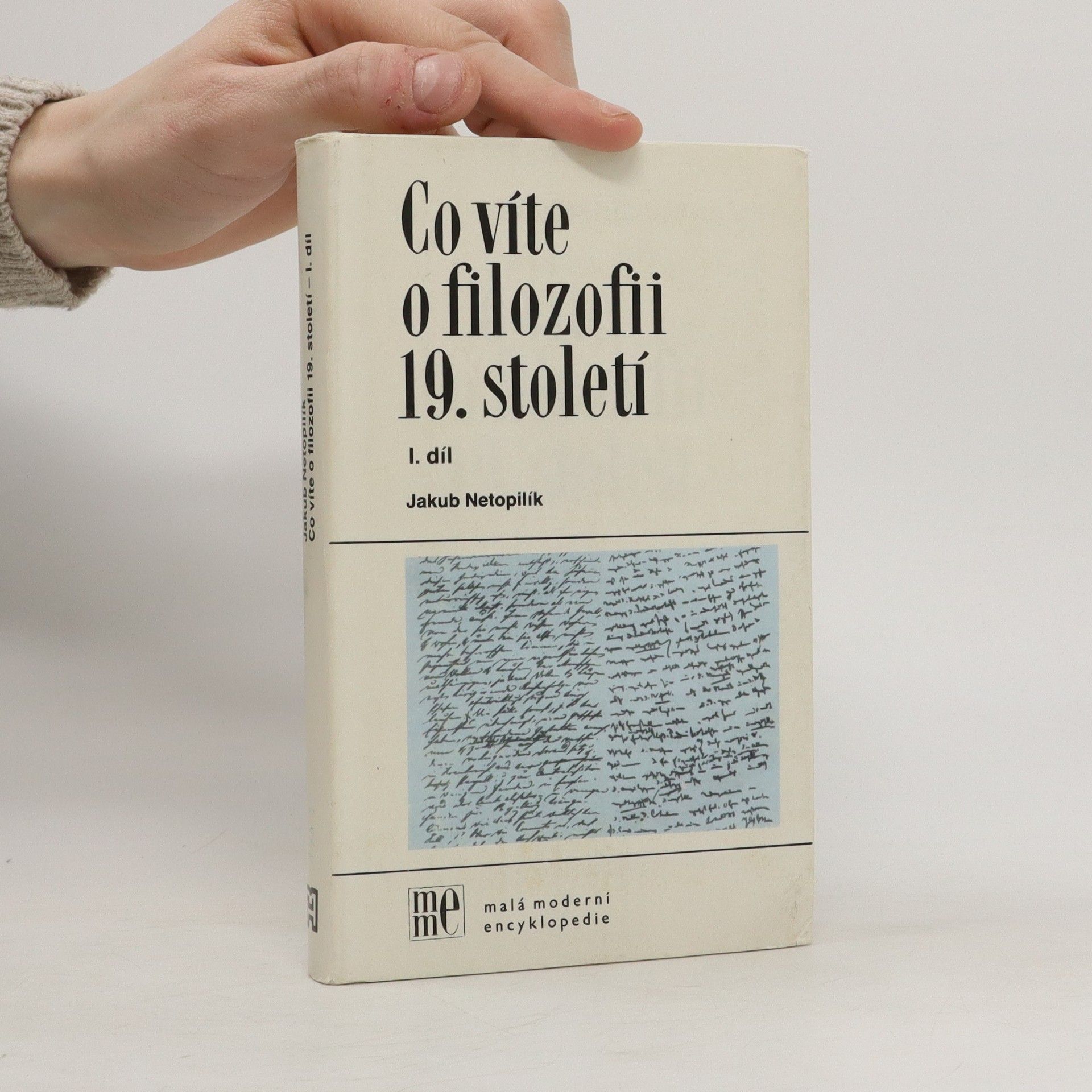 Jakub Netopilík Co víte o filozofii 19. století 1