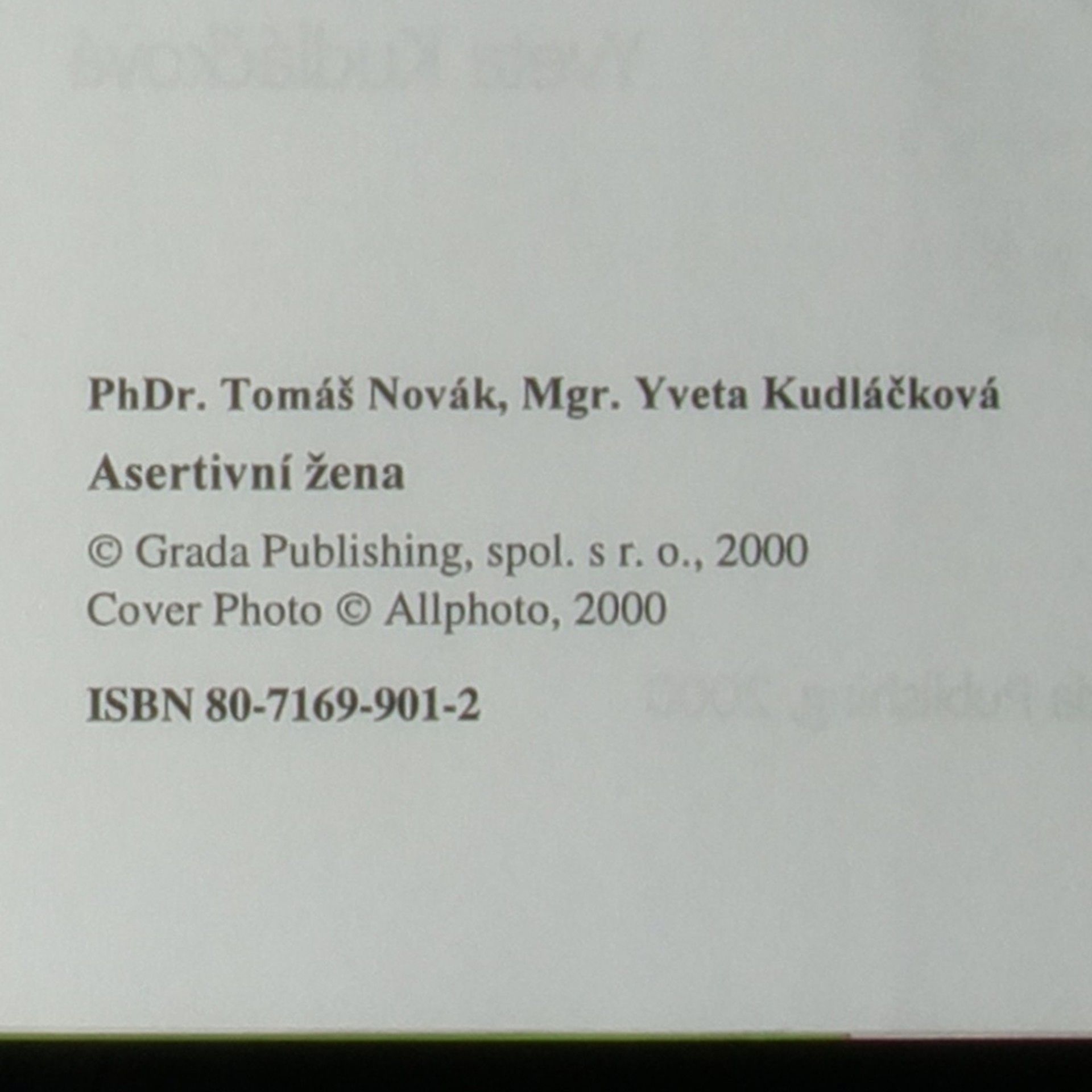 Tomáš Novák Asertivní žena