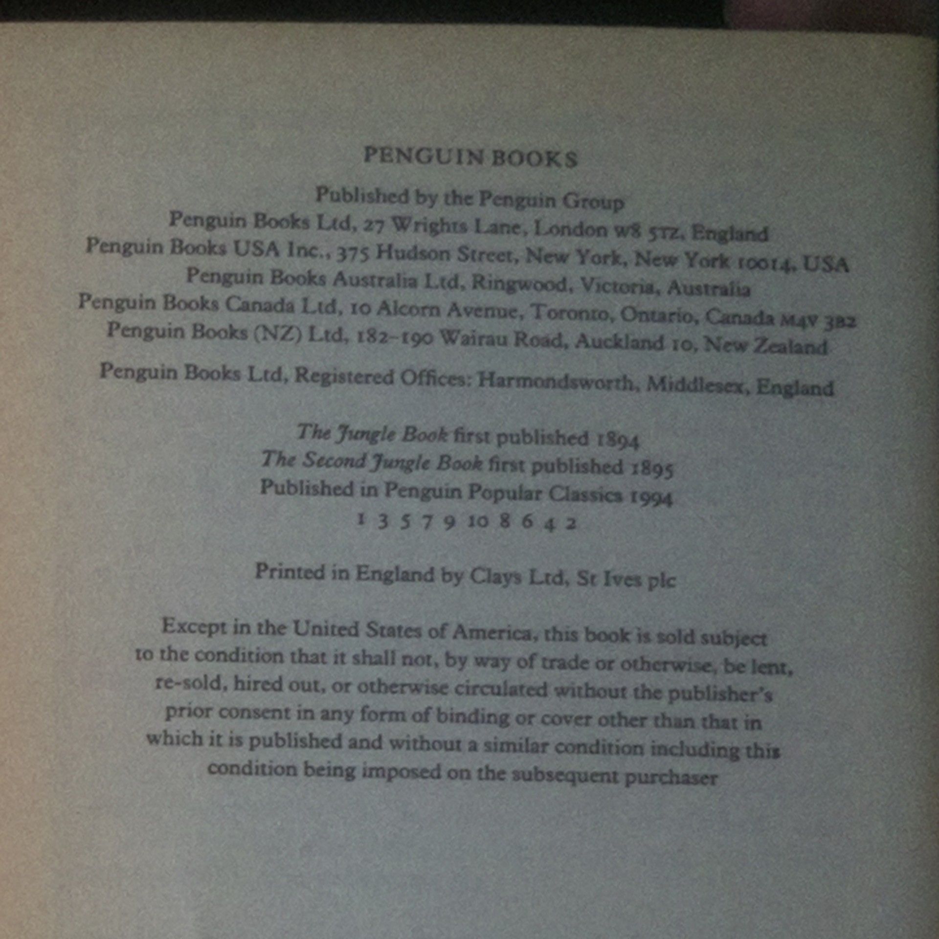 Rudyard Kipling The jungle books