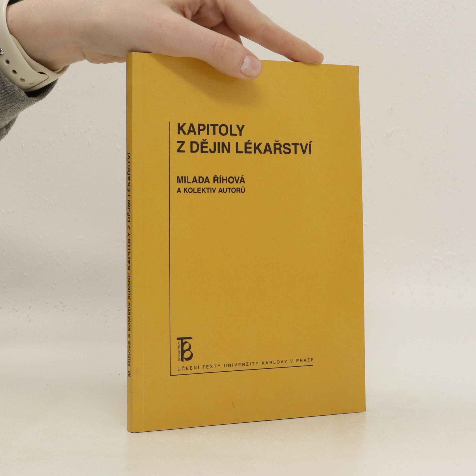 Milada Říhová Kapitoly z dějin lékařství