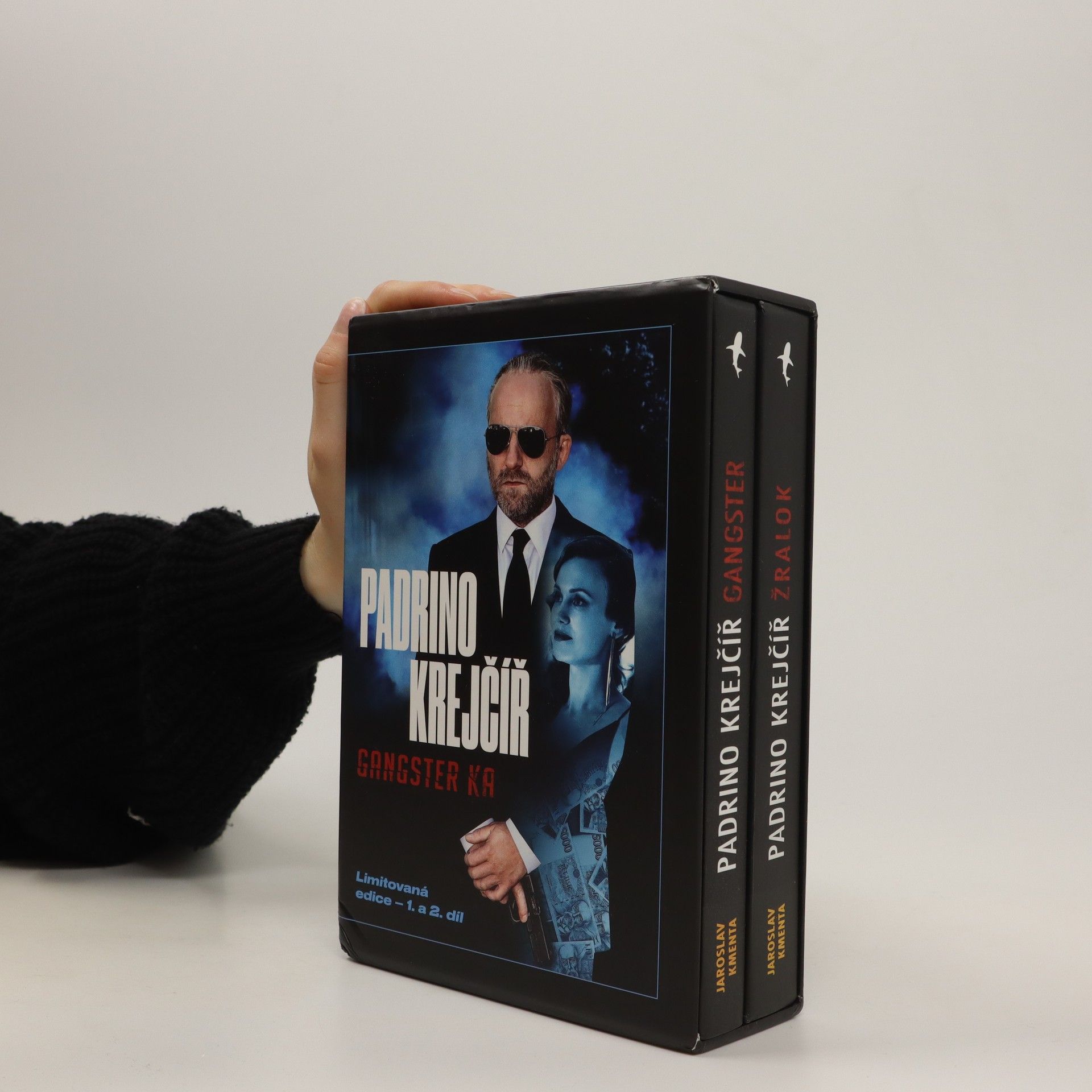 Jaroslav Kmenta Padrino Krejčíř: Gangster, Žralok (2 svazky, komplet v boxu)