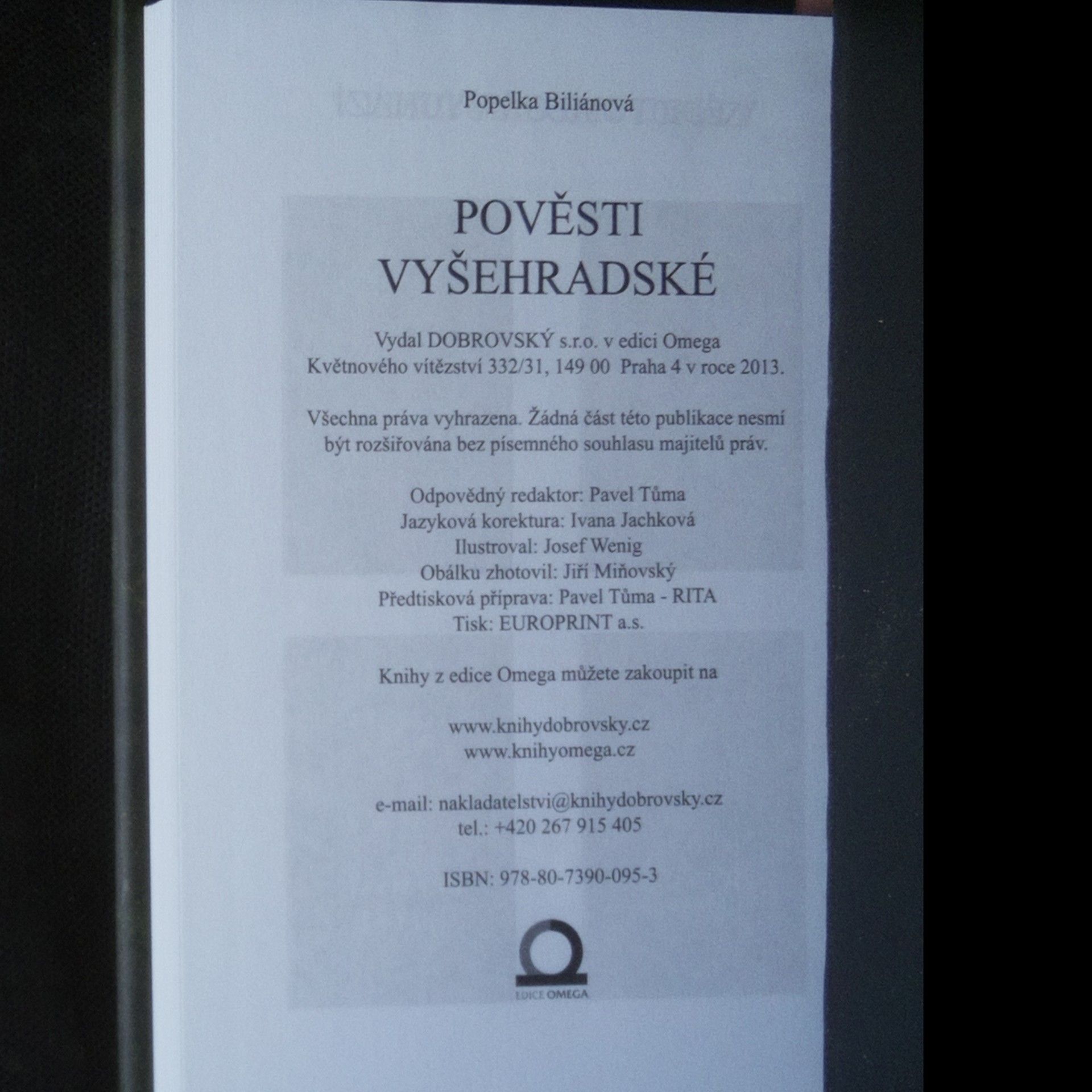 Popelka Biliánová Pověsti vyšehradské