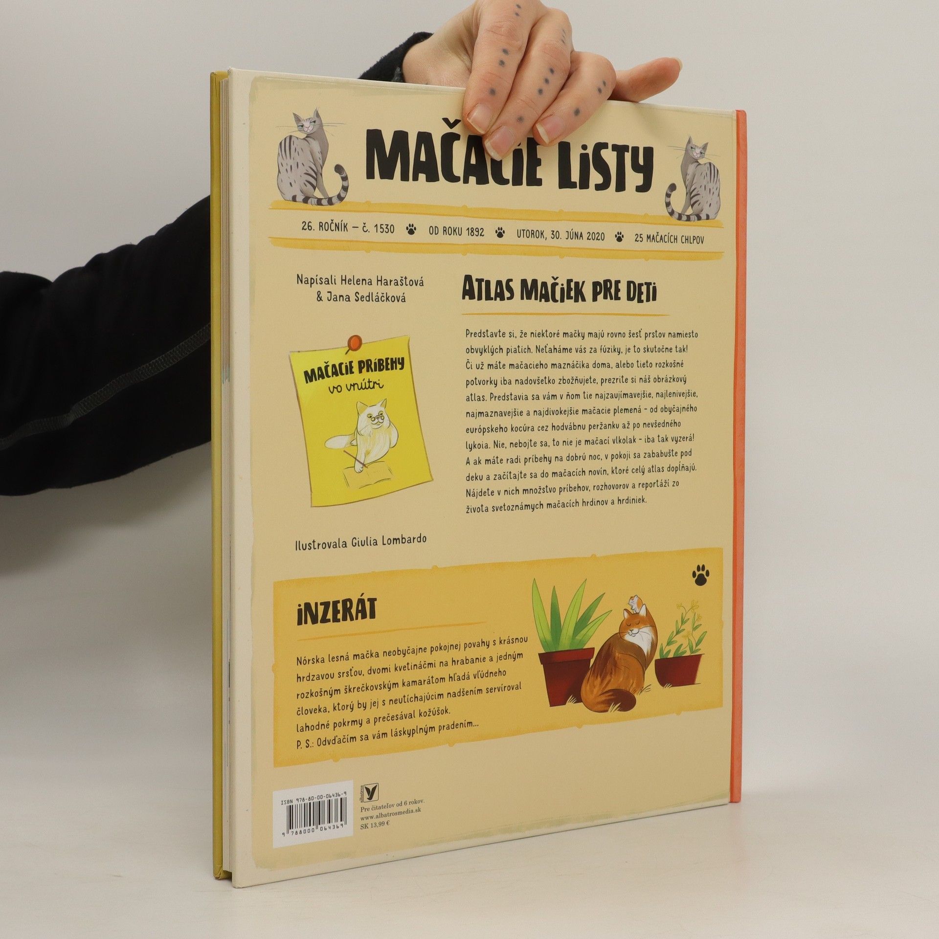 Helena Haraštová Atlas mačiek pre deti