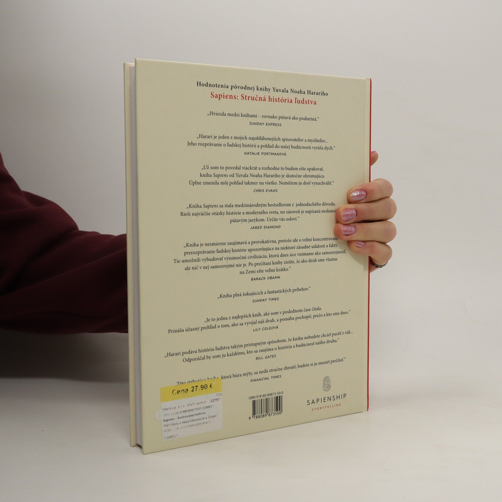 Yuval Noah Harari Sapiens: Ilustrovaná história. Zrod ľudstva 1. diel
