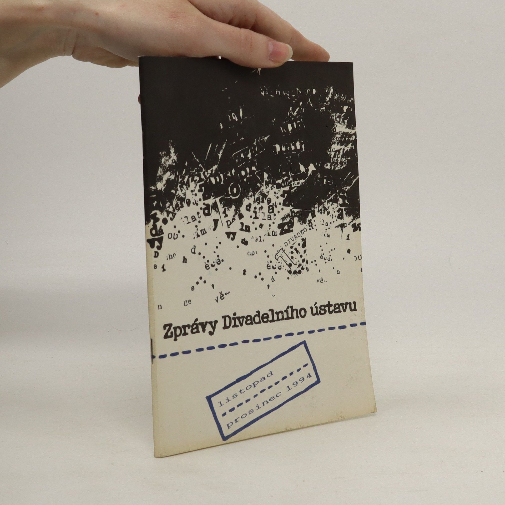 Collectif d'auteurs Zprávy Divadelního ústavu. Listopad-prosinec 1994