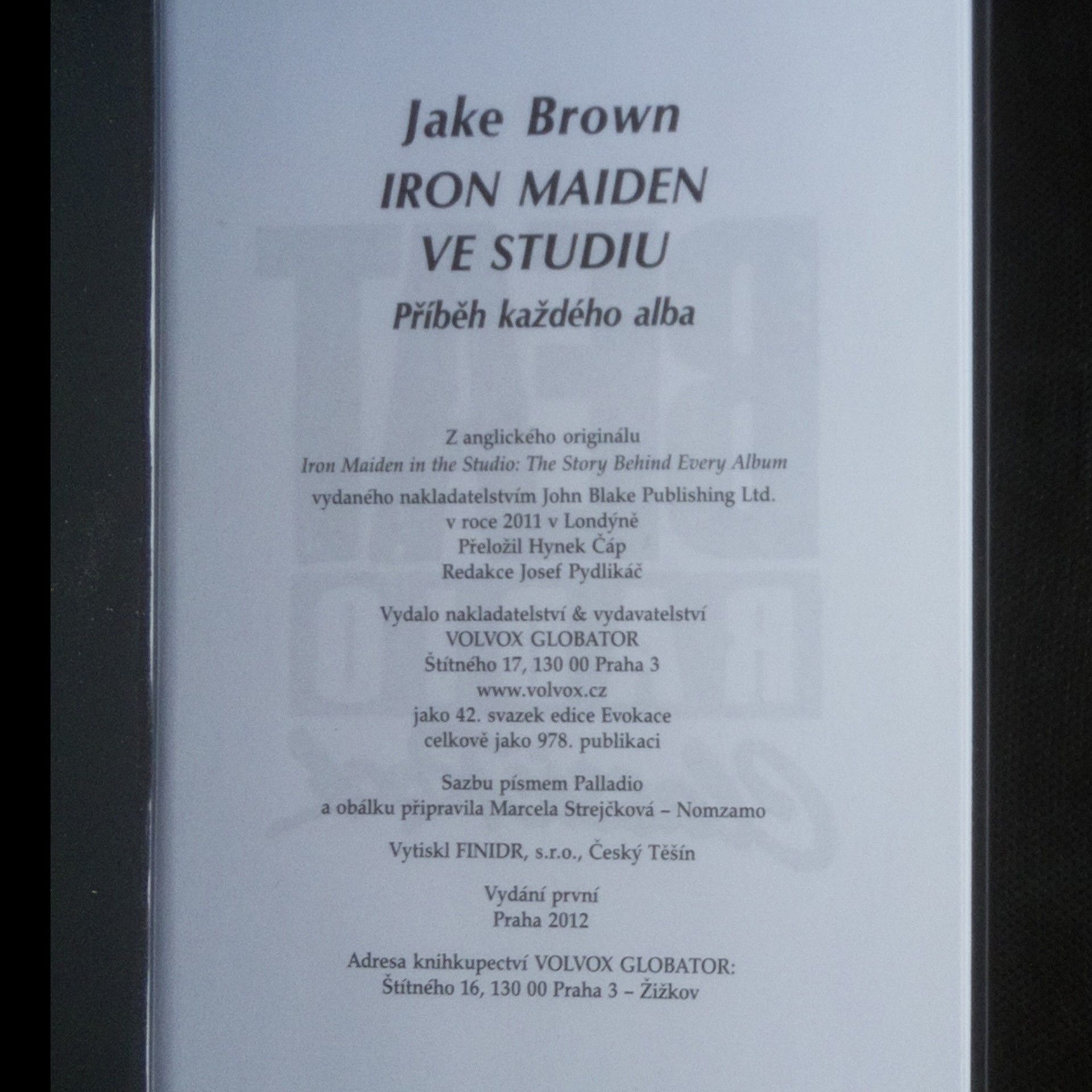 Jake Brown Iron Maiden ve studiu. Příběh každého alba