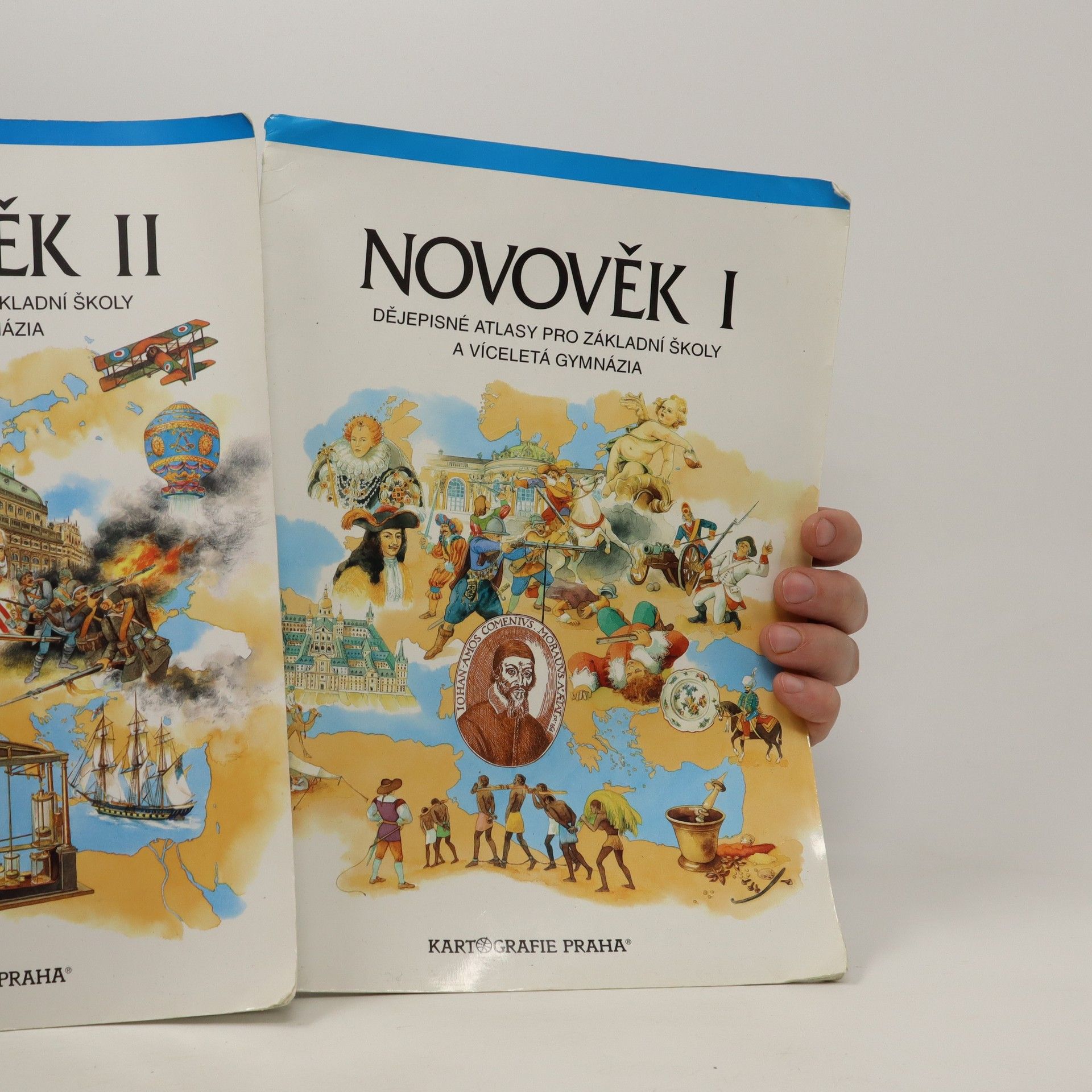 Helena Mandelová Novověk I.-II. díl: dějepisné atlasy pro základní školy a víceletá gymnázia (ve 2 svazcích)