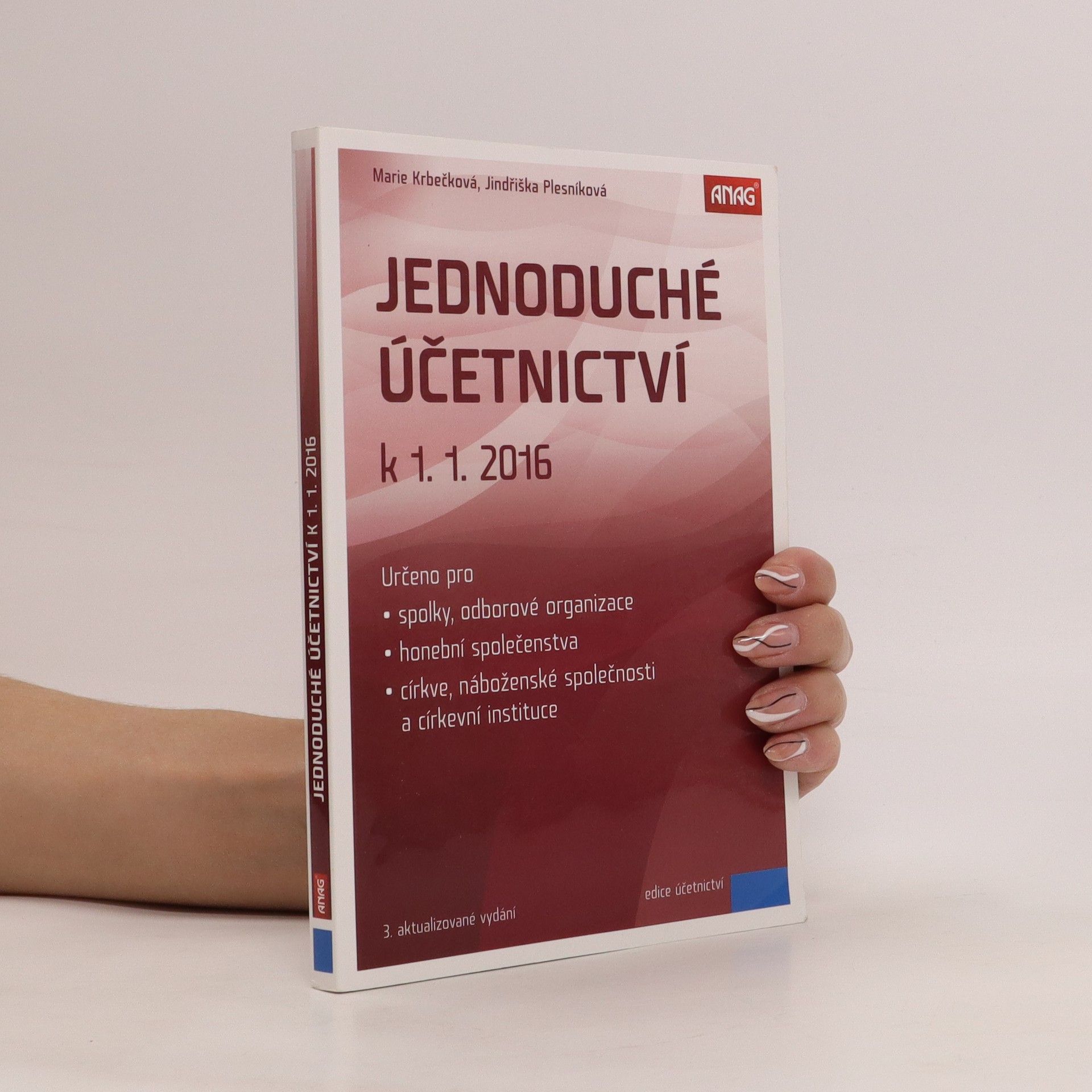 Marie Krbečková Jednoduché účetnictví k 1. 1. 2016