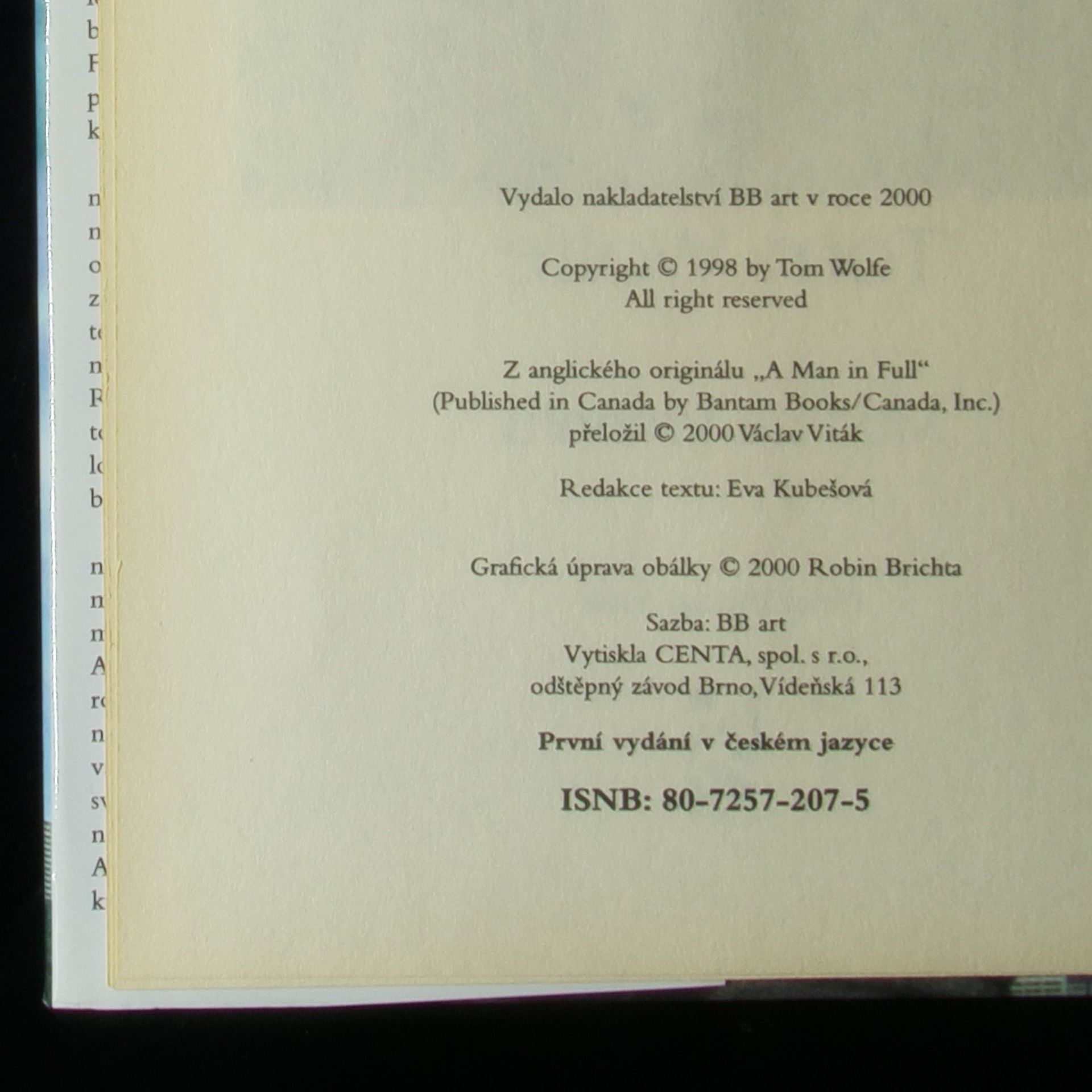 Tom Wolfe Muž na vrcholu